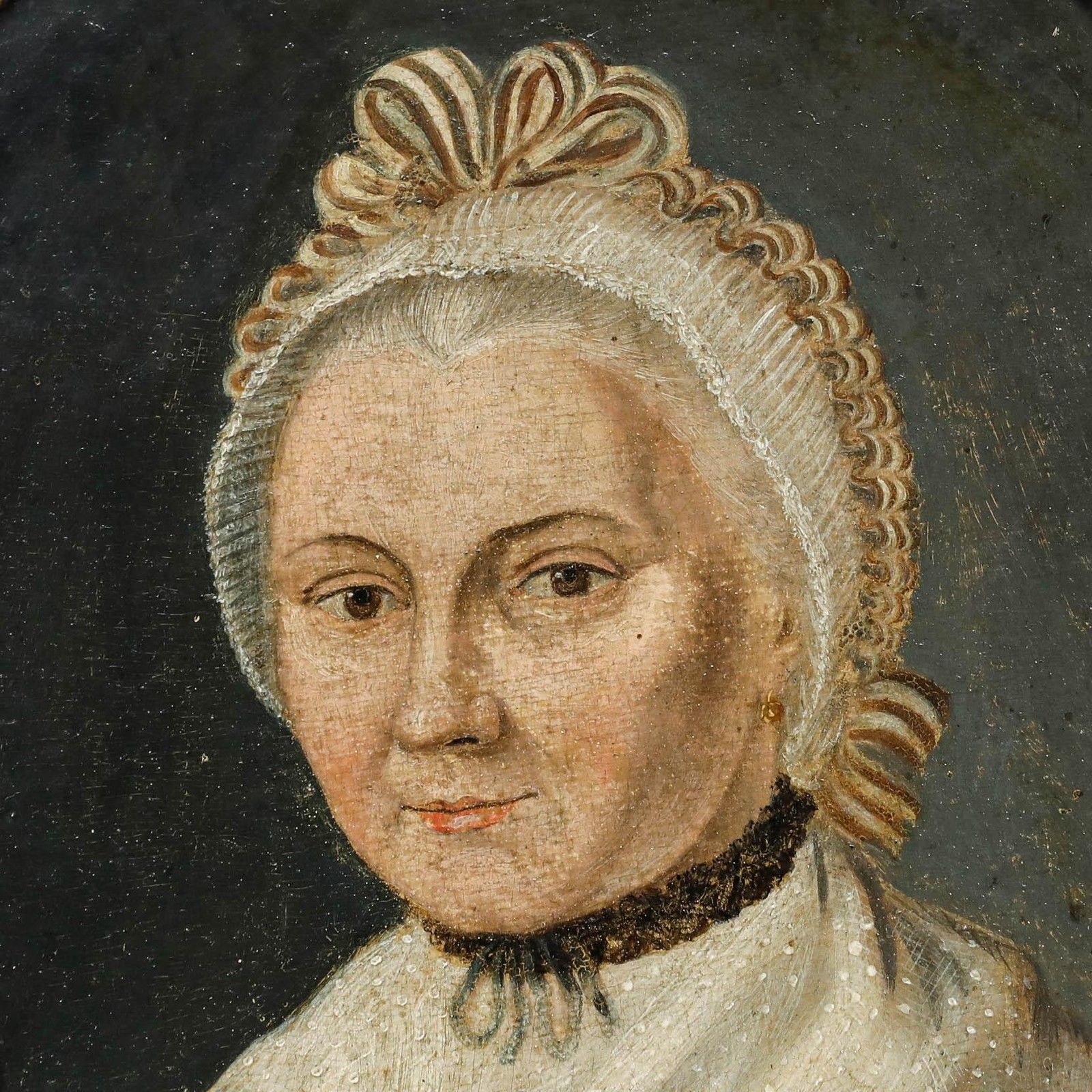 Early 19th Century Oil Portrait Of A Lady photo Art