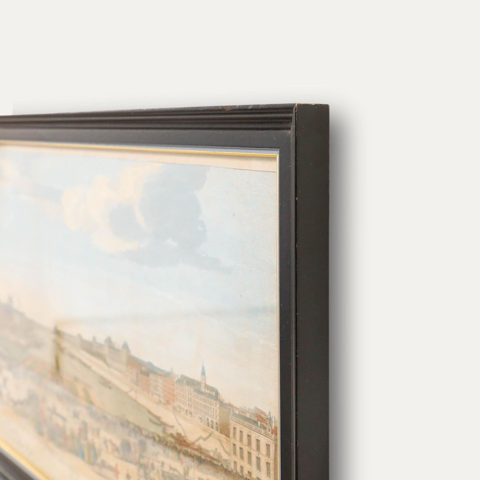 Remi Parr After Jacques Rigaud 18th Century Engraving, A View Of Paris photo Art