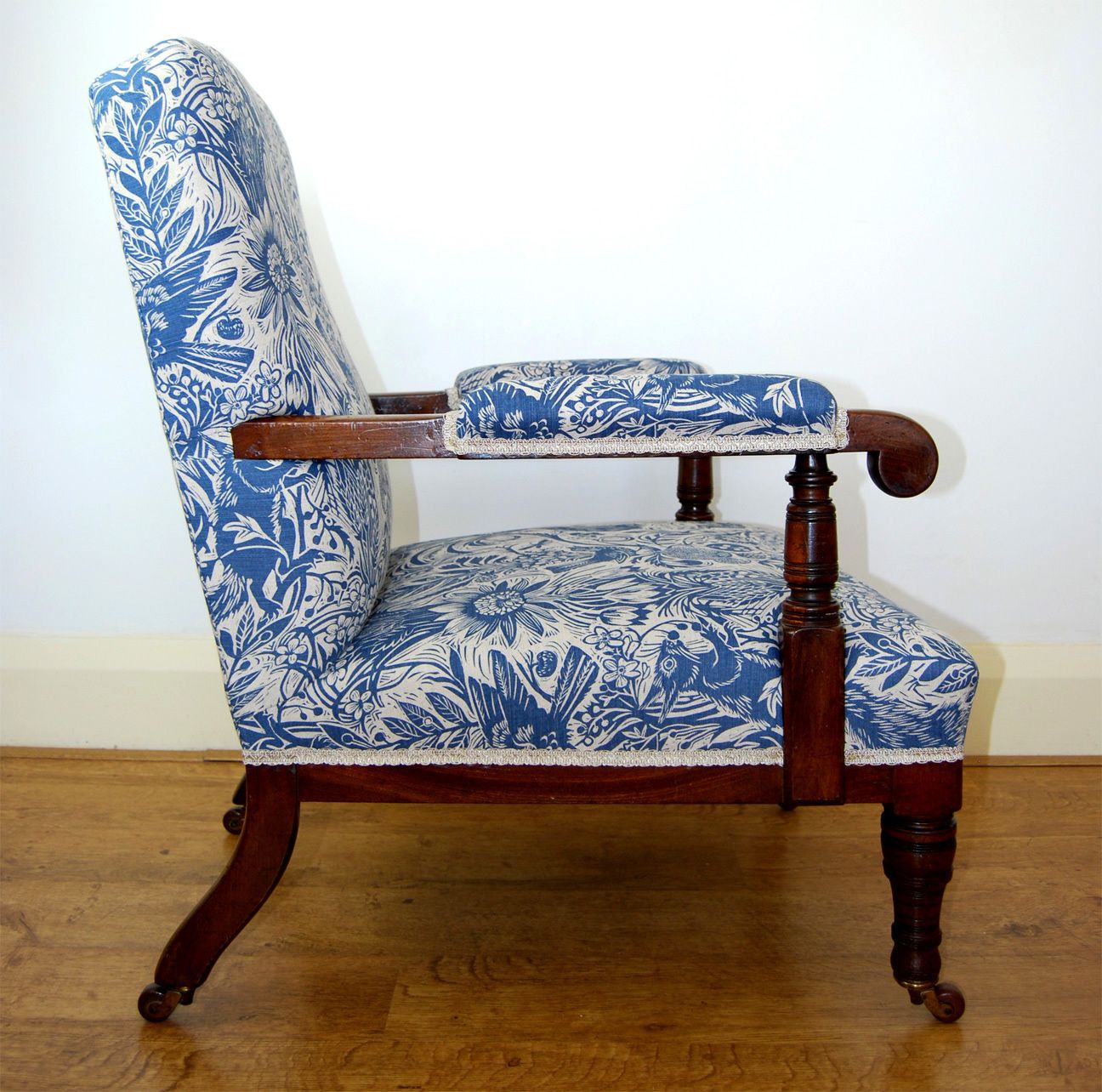 photo furniture Victorian Upholstered Armchair / Easy Chair By Marsh, Jones & Cribb