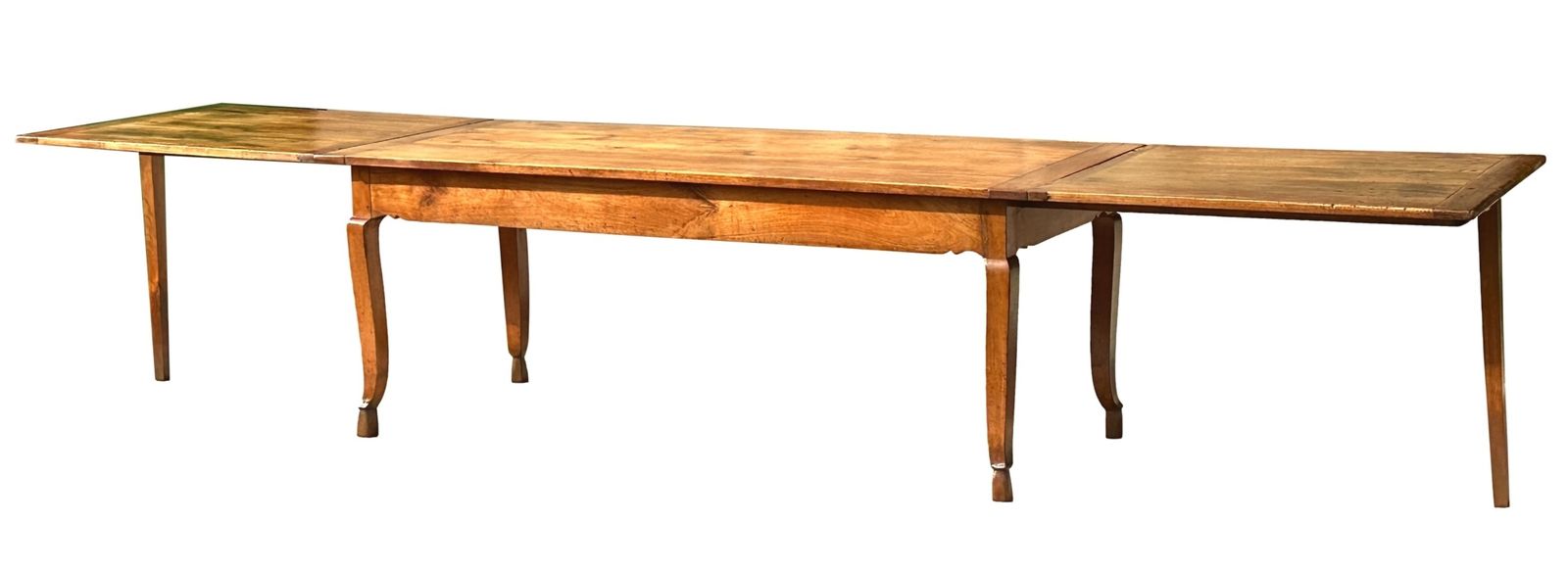 Large Early 19th Century Farmhouse Kitchen Extending Dining Table (France, Circa 1820)
