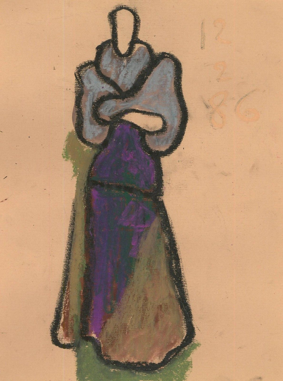 Ed Dukkers (1923 1996) 1986 Pastel, Catwalk I photo furniture