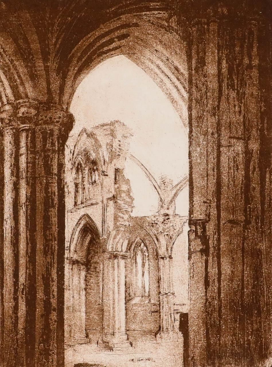 Pat Mallinson (1930 2008) 20th Century Etching, Melrose II photo furniture