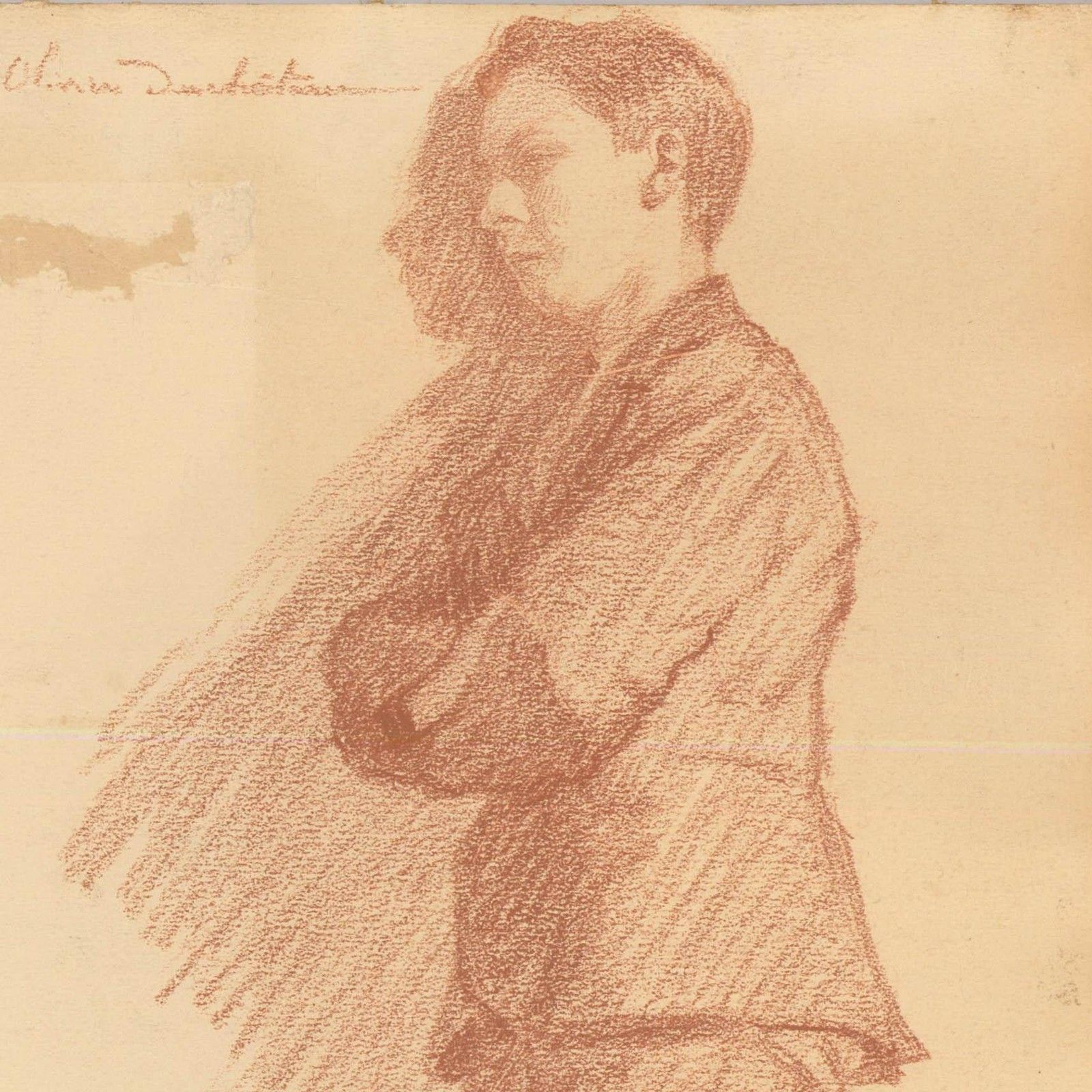 Olivier Duchateau (1876 1939) Early 20th Century Pastel, Study Of A Boy photo for sale