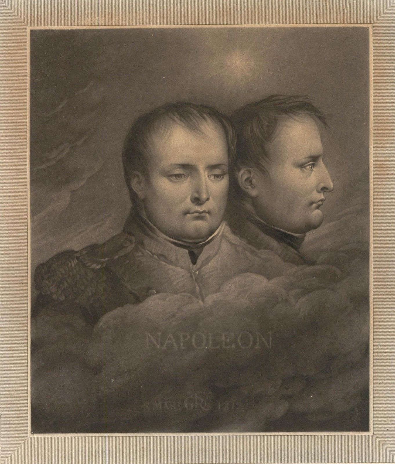 George Maile After Girodet Trioson 1812 Engraving, Napoleon photo furniture
