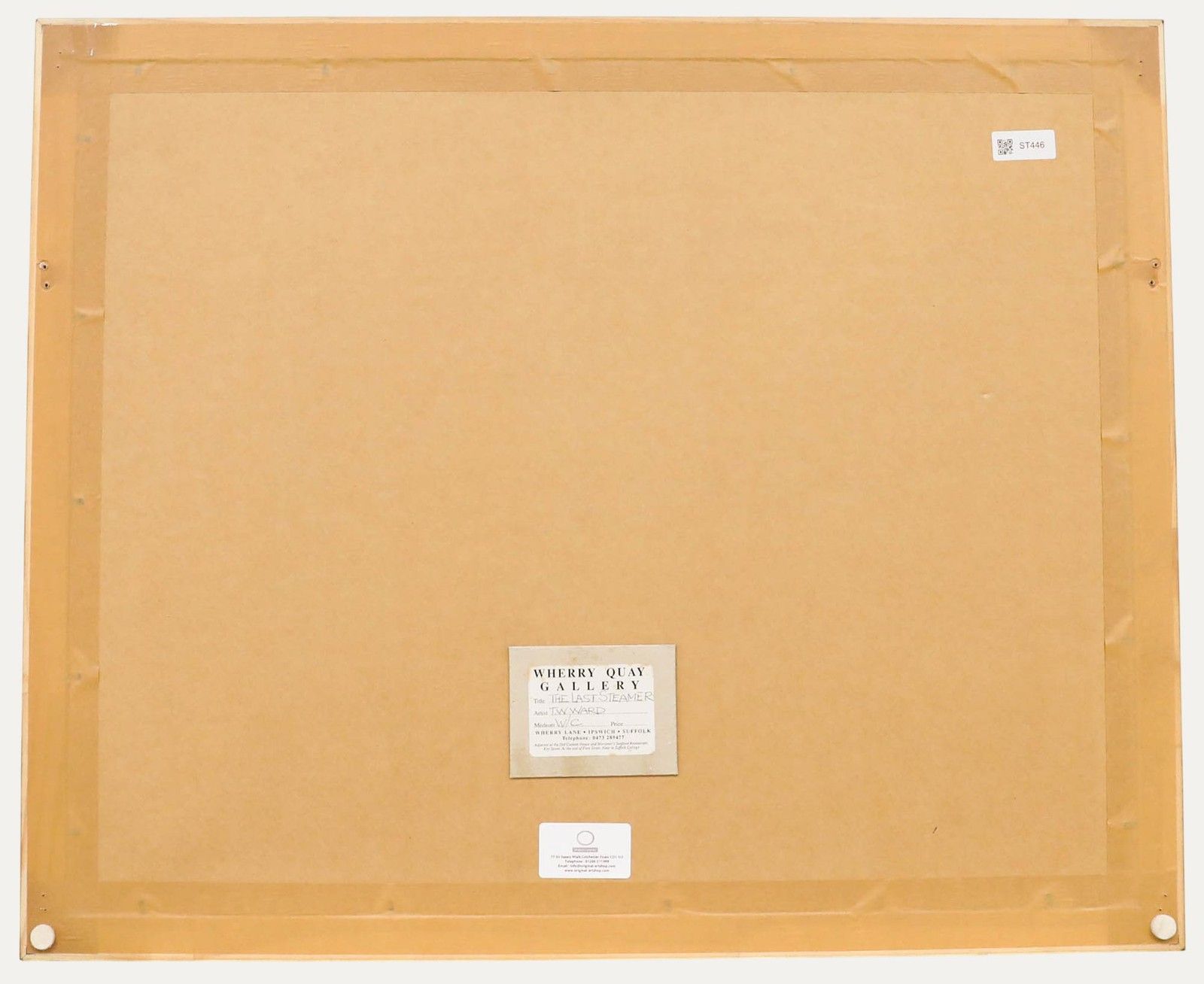 Thomas William Ward (1918 2000) 20th Century Watercolour, The Last Steamer photo for sale