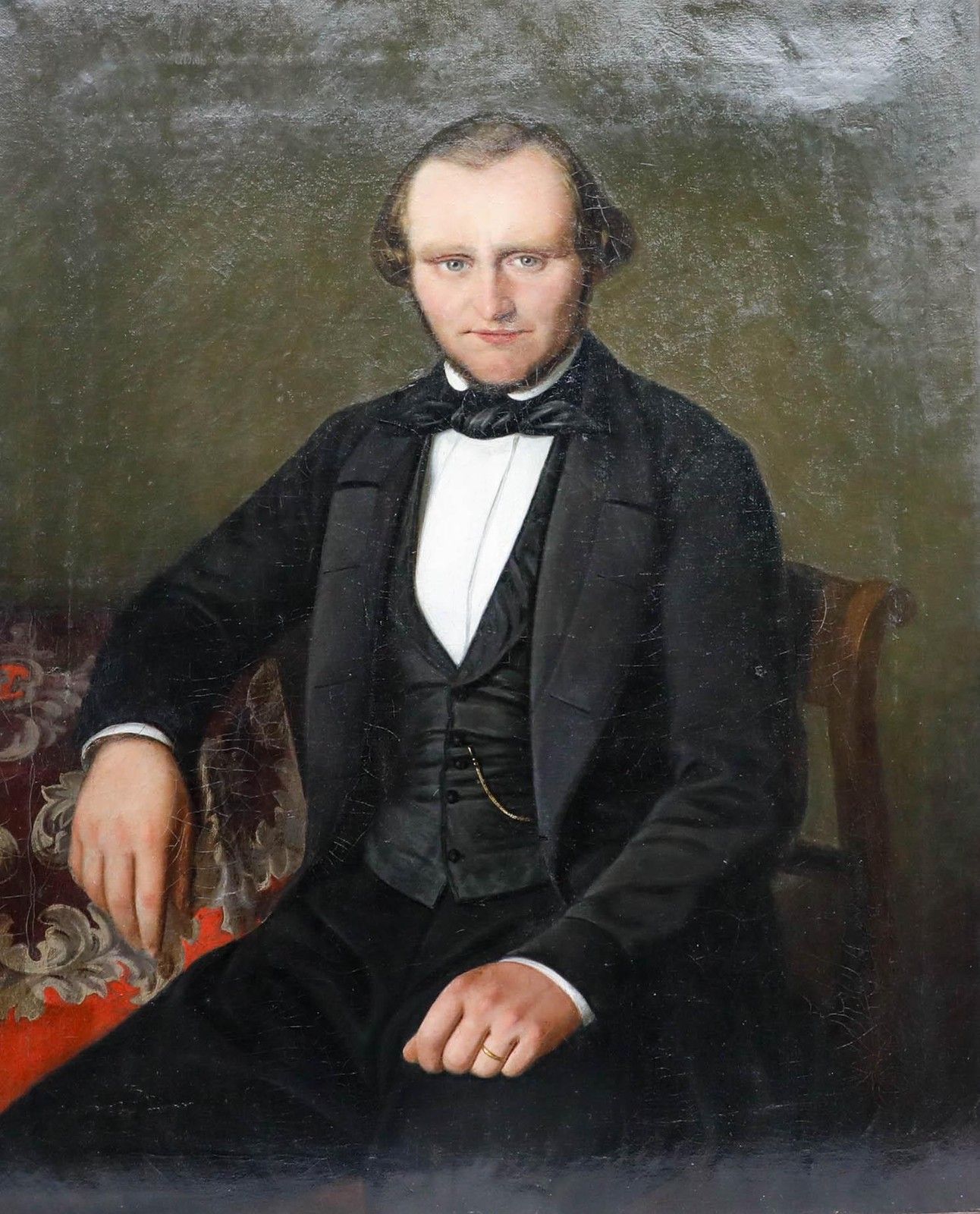19th Century Oil Gentleman Of The House photo furniture