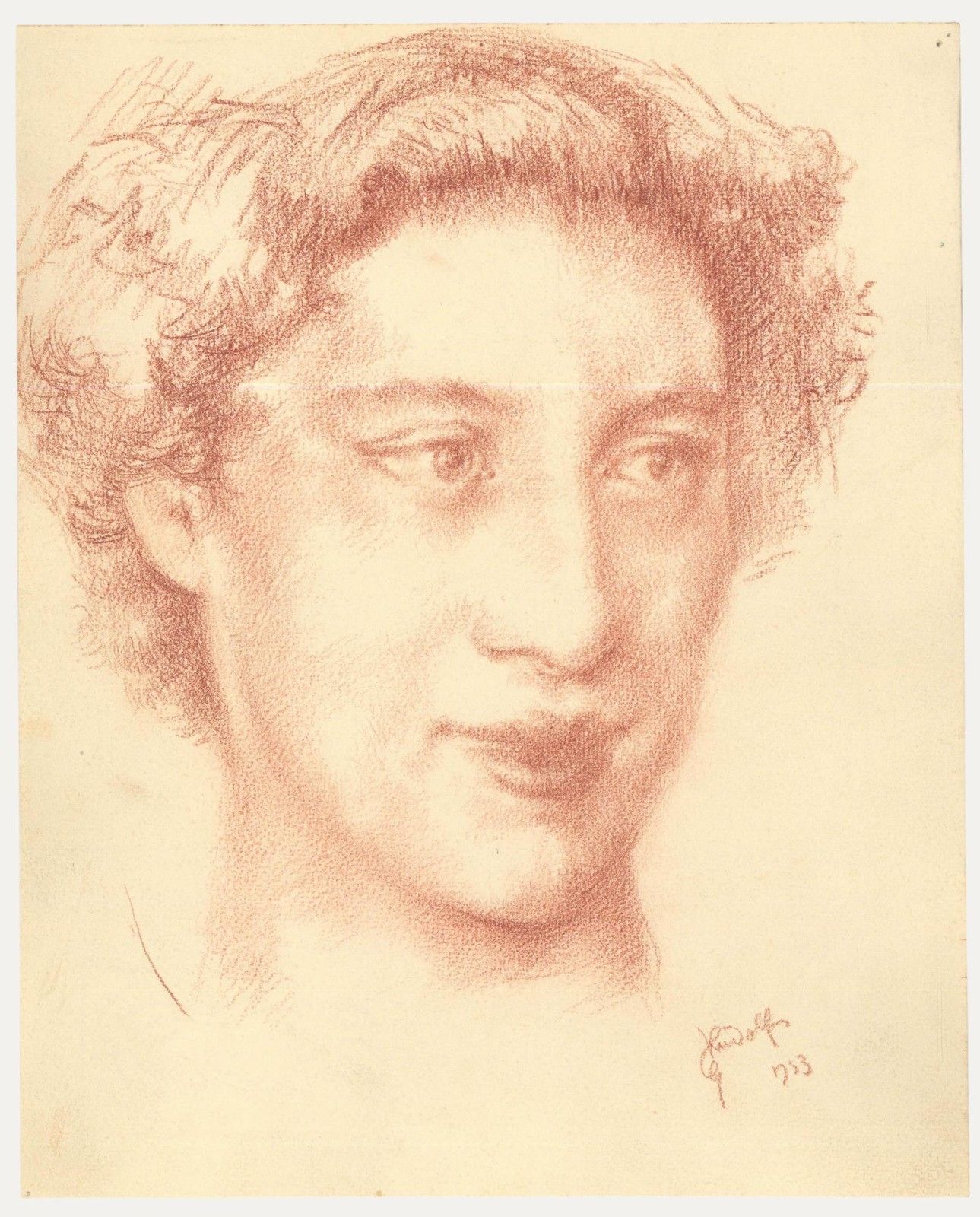 Francis Rudolph (1921 2005) 1953 Sanguine, Princess Margaret