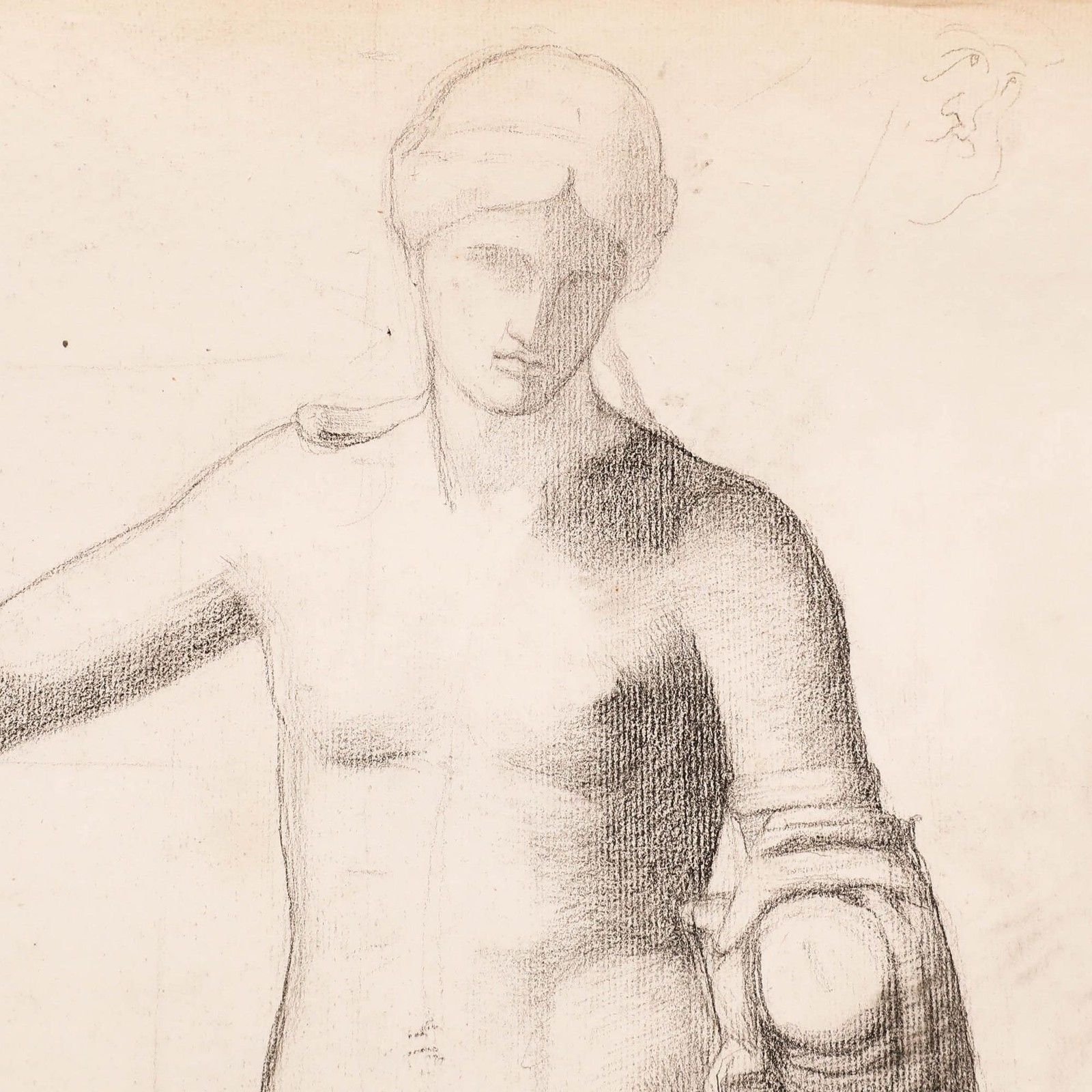 Henri Vincent Anglade (1876 1956) Graphite Drawing, Venus Of Arles photo Art