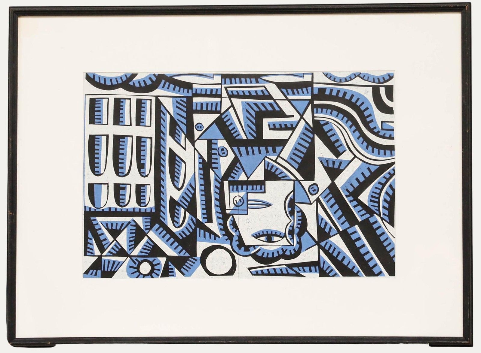 Ian Macintyre (B.1958) 20th Century Linoprint, Tummel Bridge