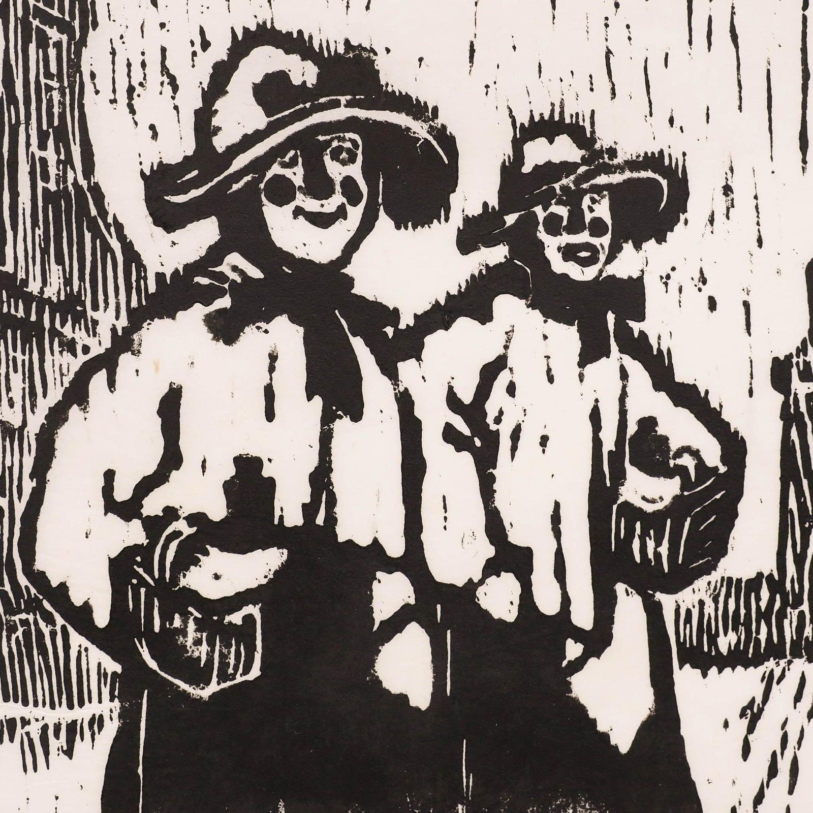 M. Karstens 20th Century Woodcut, Advent Winter In Eching photo Art