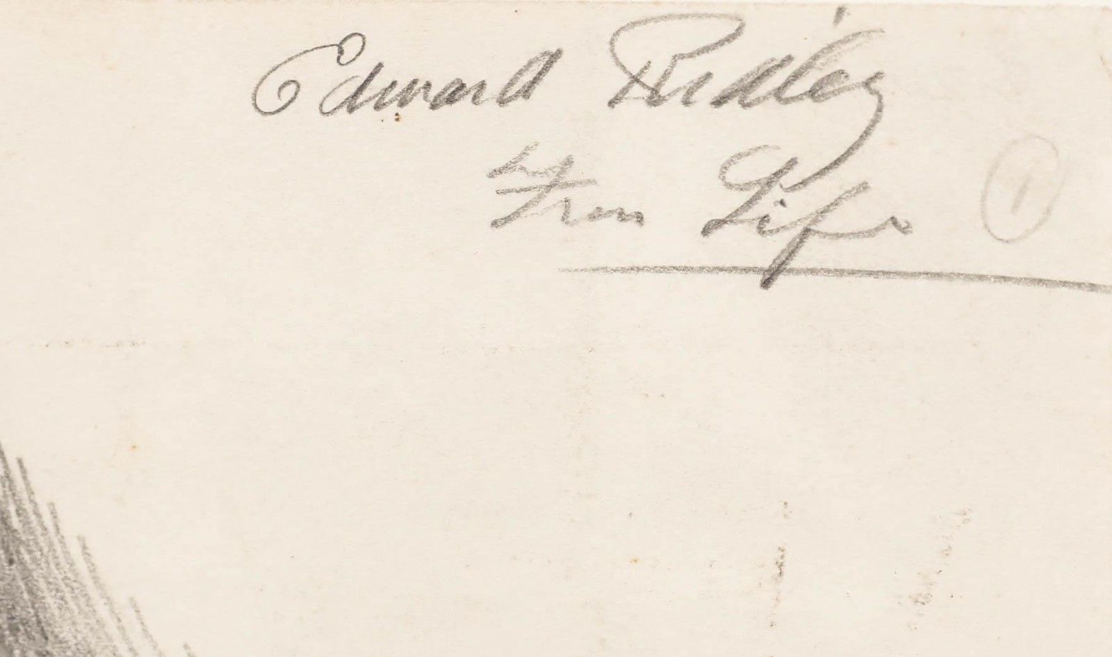 Edward Ridley (1883 1946) Early 20th Century Graphite Drawing, Hand Study photo 195.0