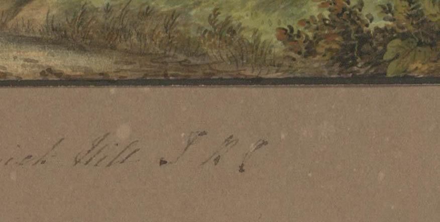 Thomas Remnant Charleton (1756 1849) Watercolour, Exeter From Exwick Hill photo Art