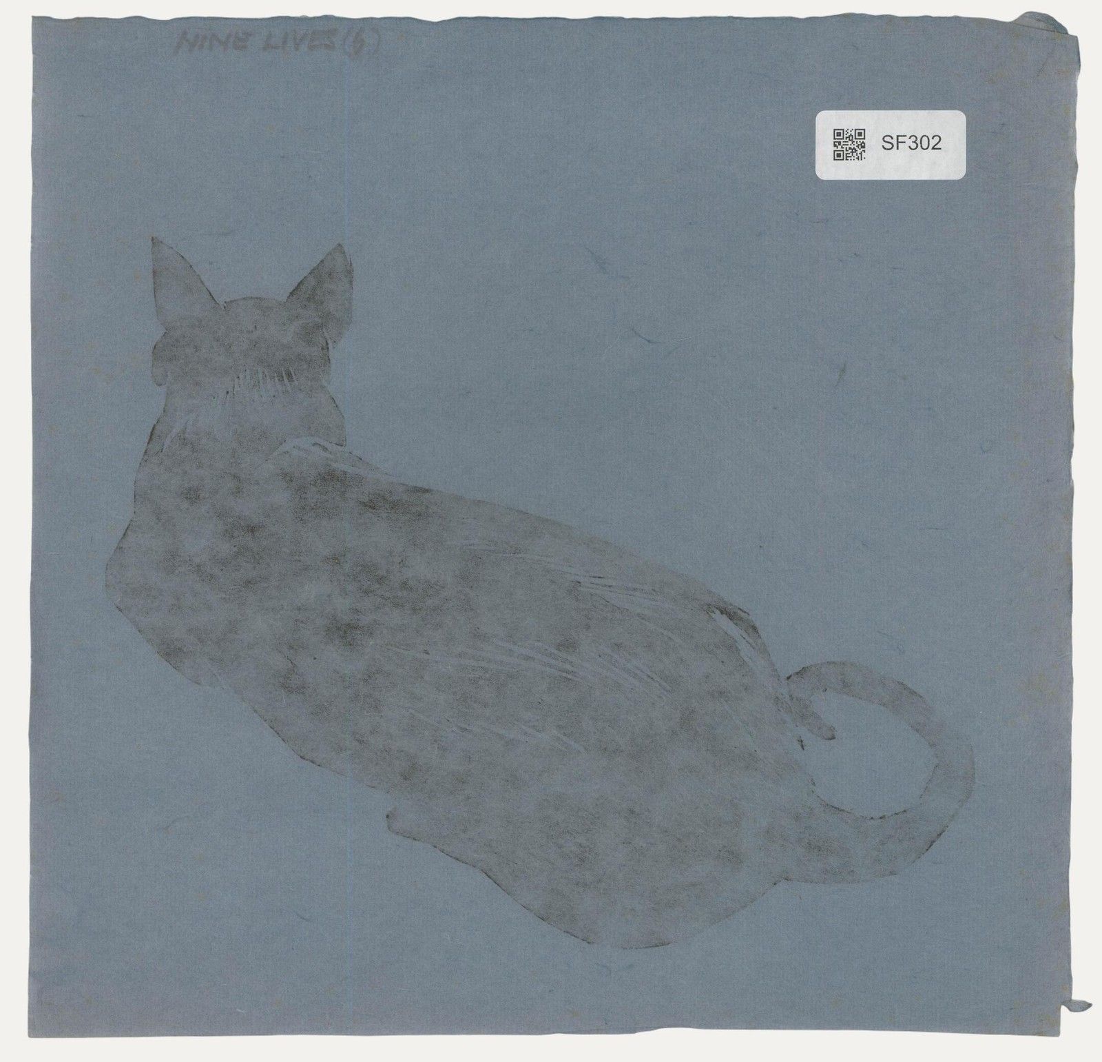 Percy Drake Brookshaw (1907 1993) 1971 Woodcut, Nine Lives 6 photo furniture