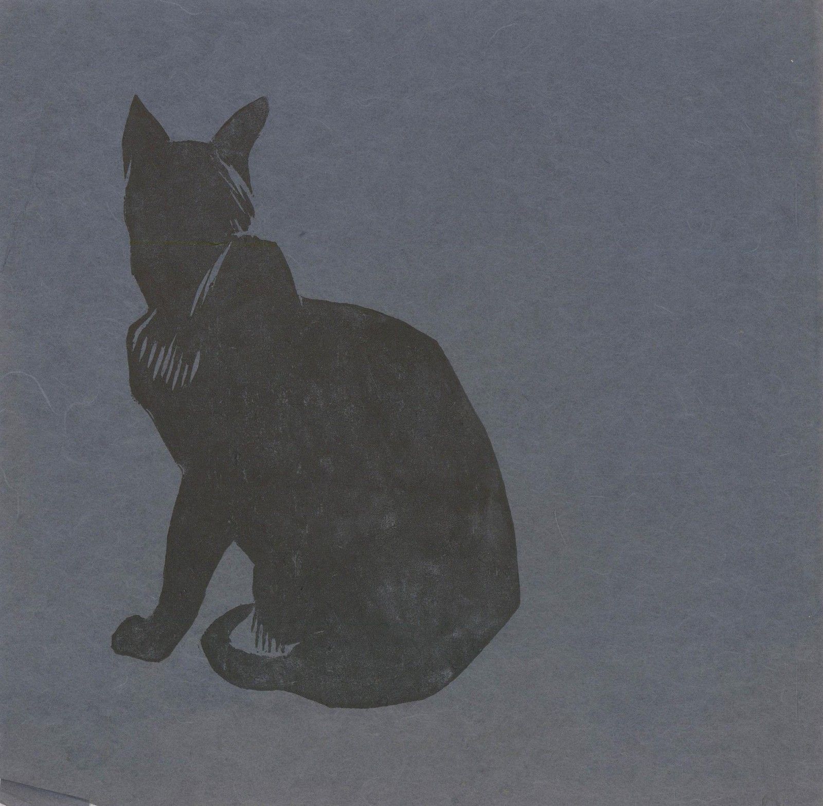 Percy Drake Brookshaw (1907 1993) 1971 Woodcut, Nine Lives 16 photo furniture