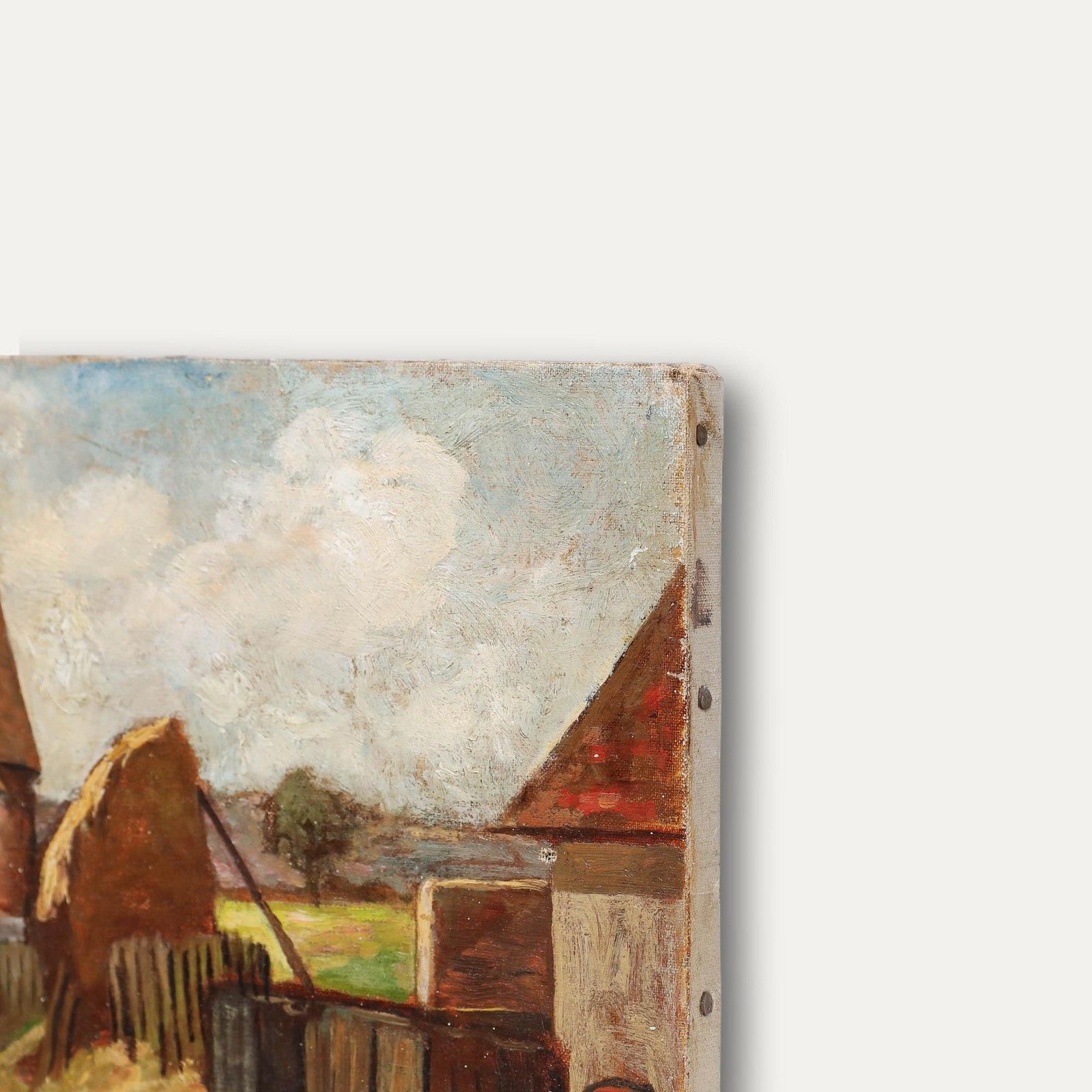 Continental School Early 20th Century Oil Road To The Oast House photo 275.0