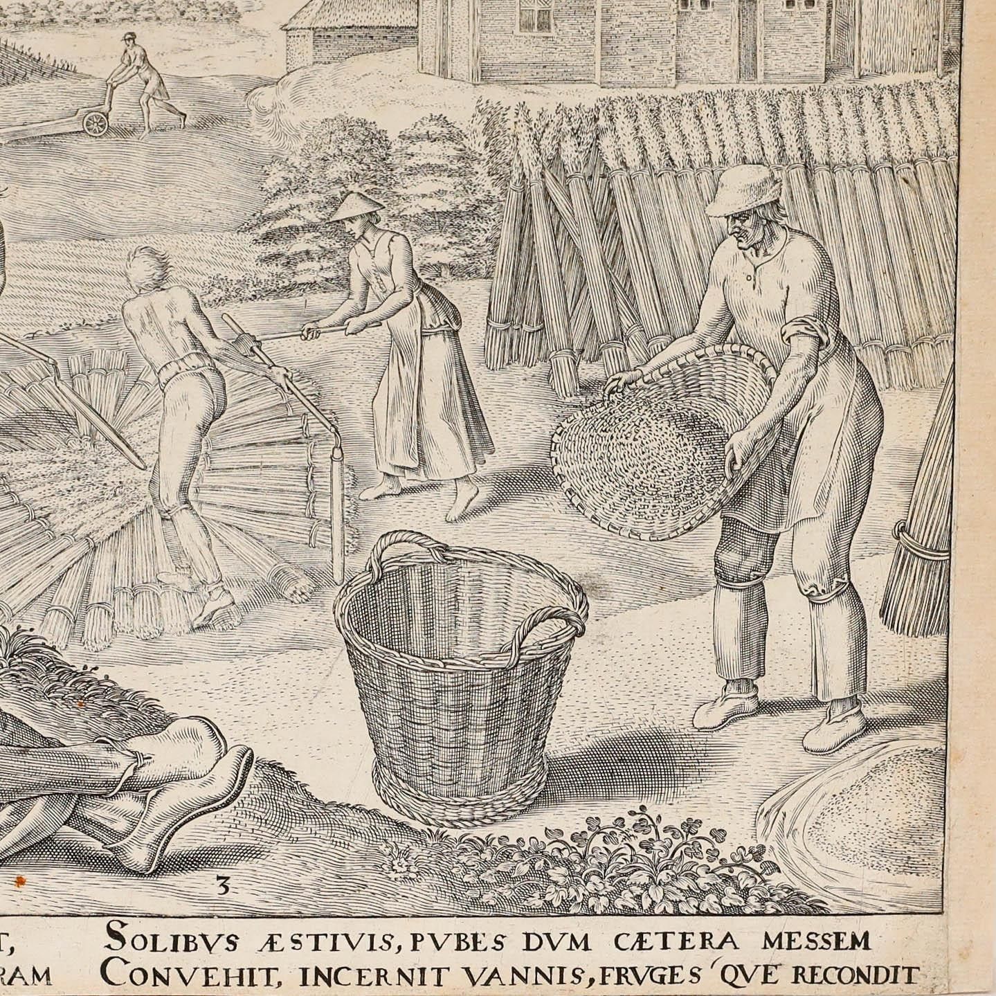 Philip Galle (1537 1612) 19th Century Engraving, The Idler Refuses To Work photo 175.0