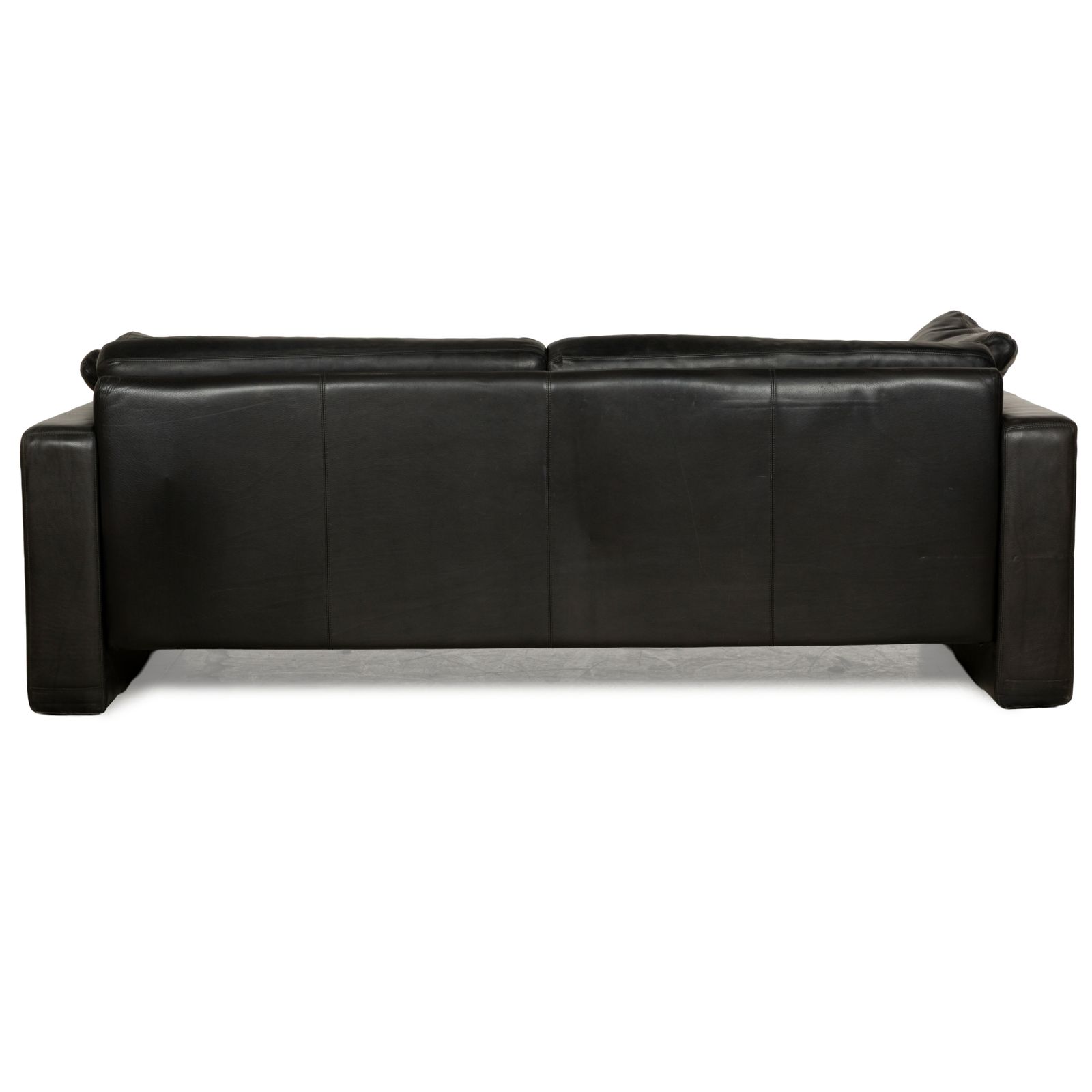 photo furniture Canapé Cor Conseta 3 places en cuir noir