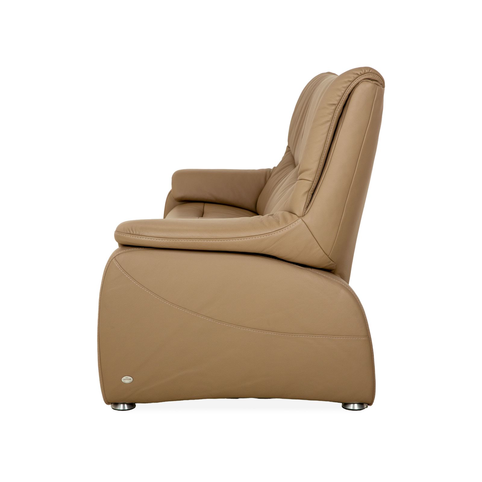 photo for sale Canapé Himolla Cumuly en cuir beige taupe gris
