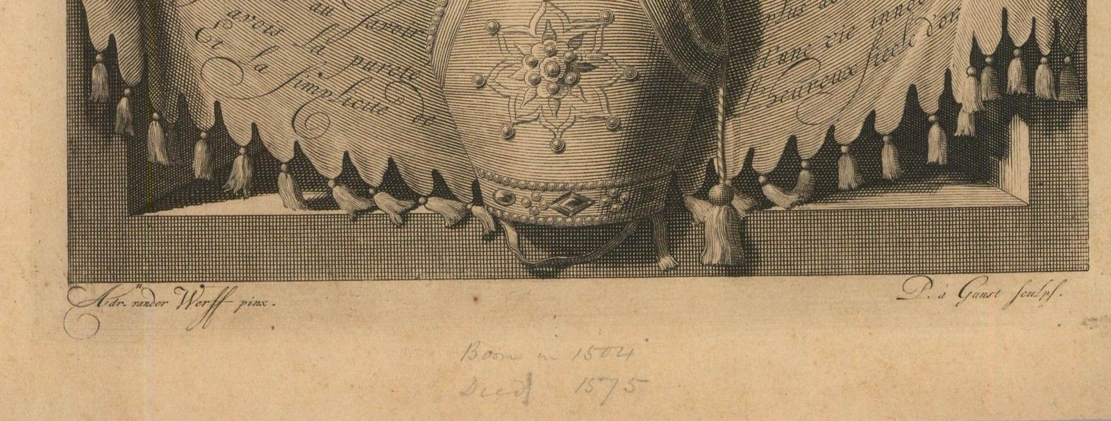 After Adriaen Van Der Werff (1659 1722) 17th Century Engraving, Matthew Parker photo Art