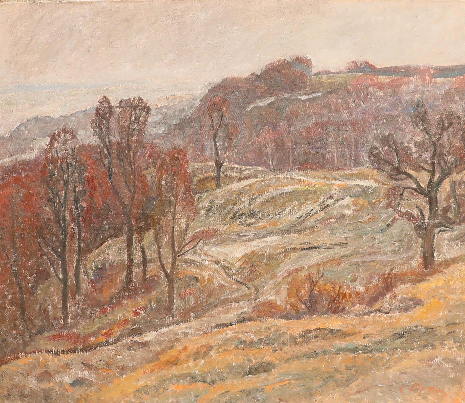 Stefan Iosifovich Repin (B.1921) 20th Century Oil, Harmony In The Hills photo furniture