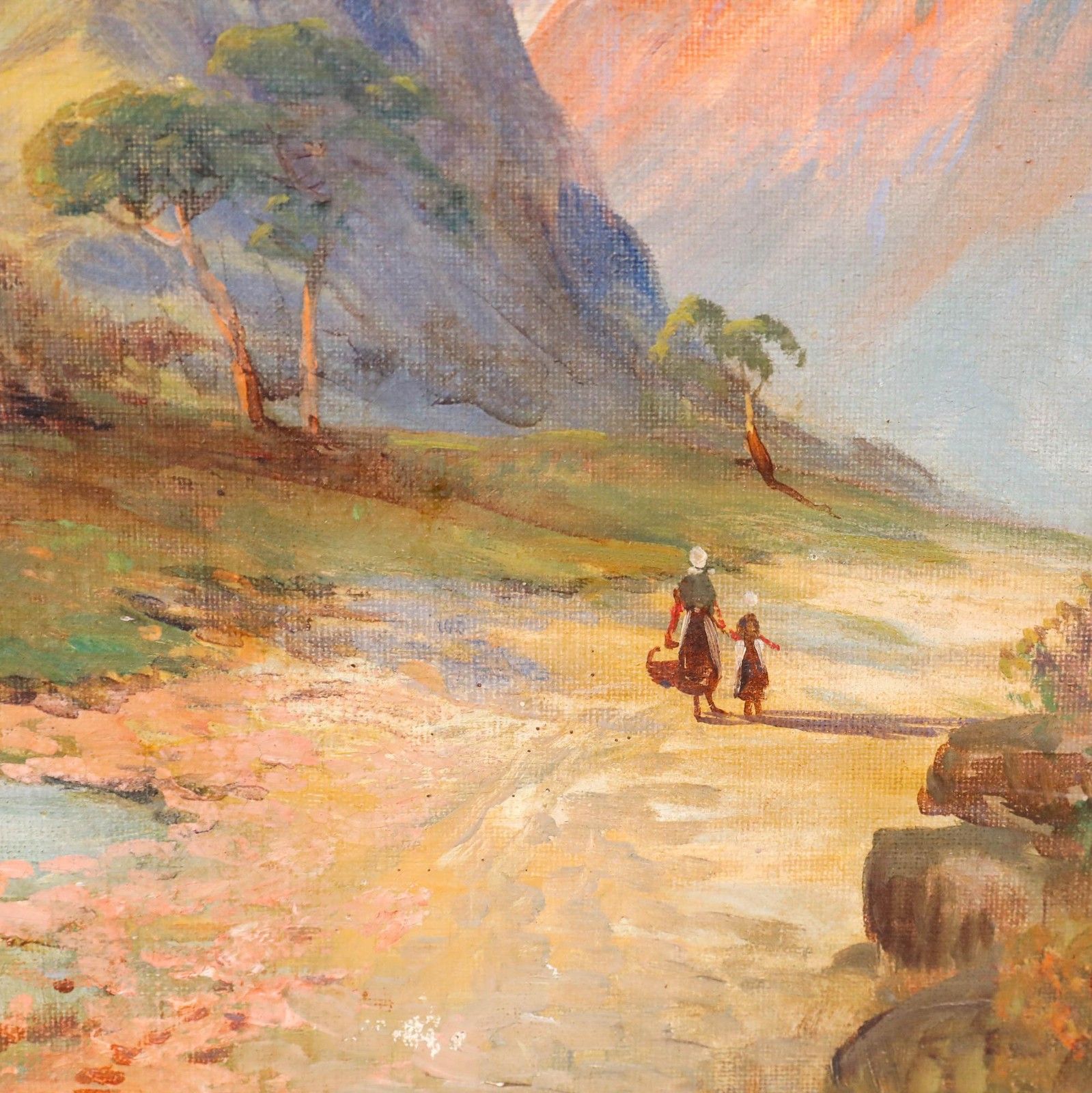Francis E. Jamieson (1895 1950) Early 20th Century Oil, Highlands At Sunset photo Art
