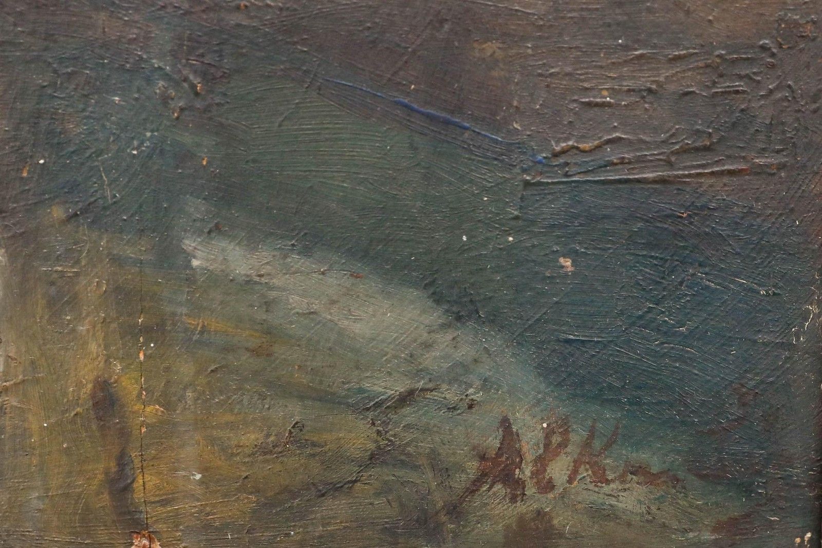 Fernand Alkan Levy (1870 1941) Early 20th Century Oil, The Canal photo vinterior