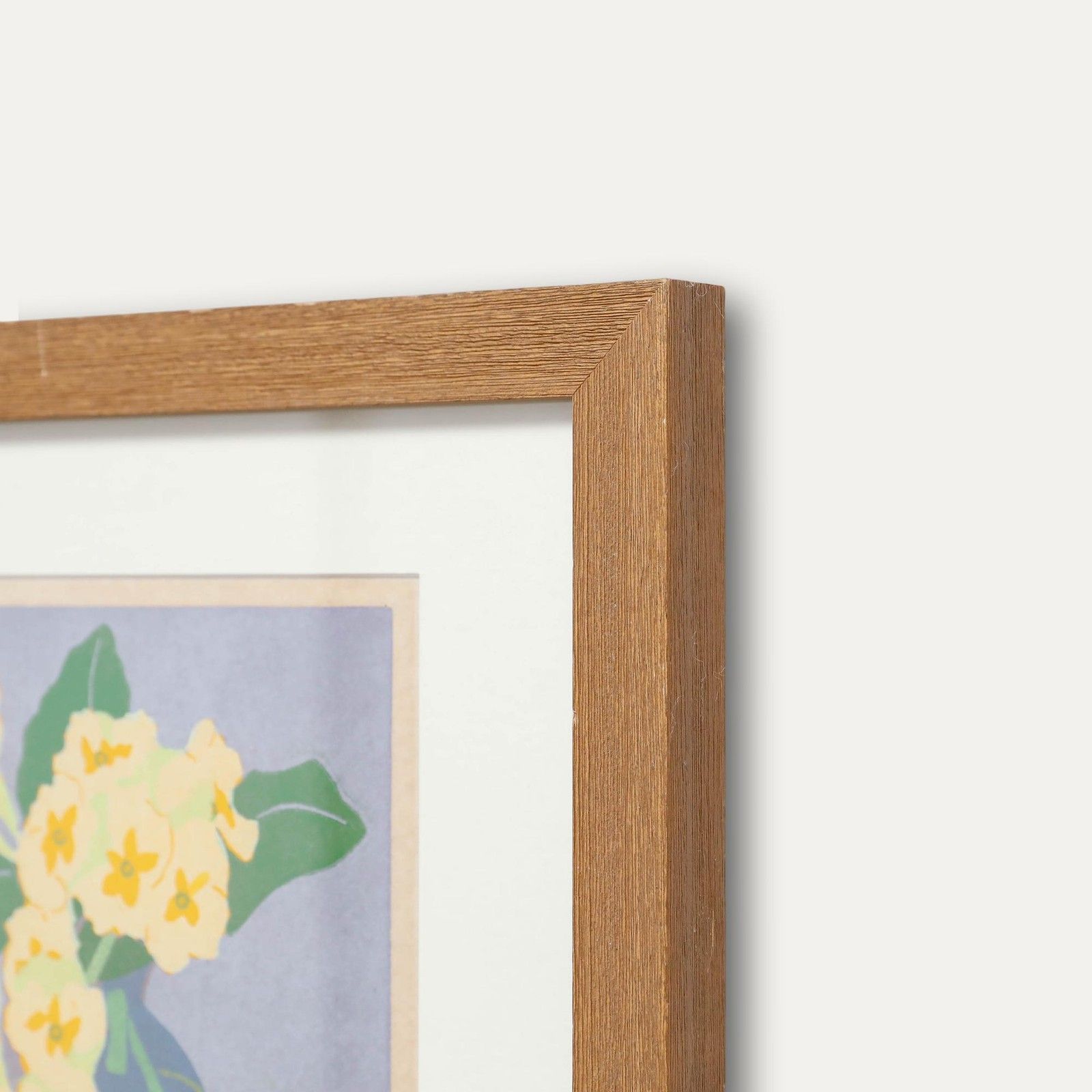 Margaret Wilson Contemporary Linoprint, Primroses photo vinterior