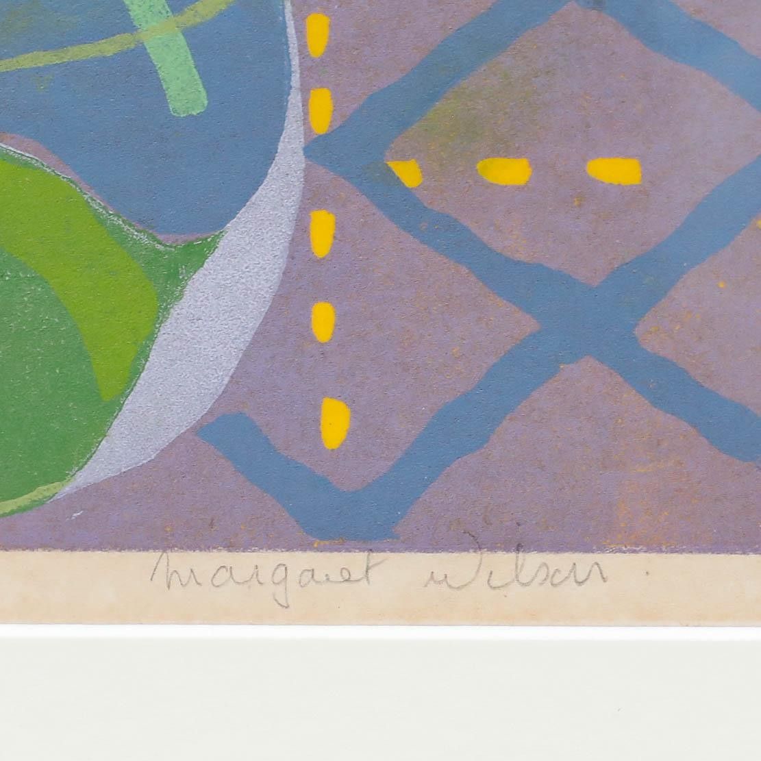 Margaret Wilson Contemporary Linoprint, Primroses photo buy