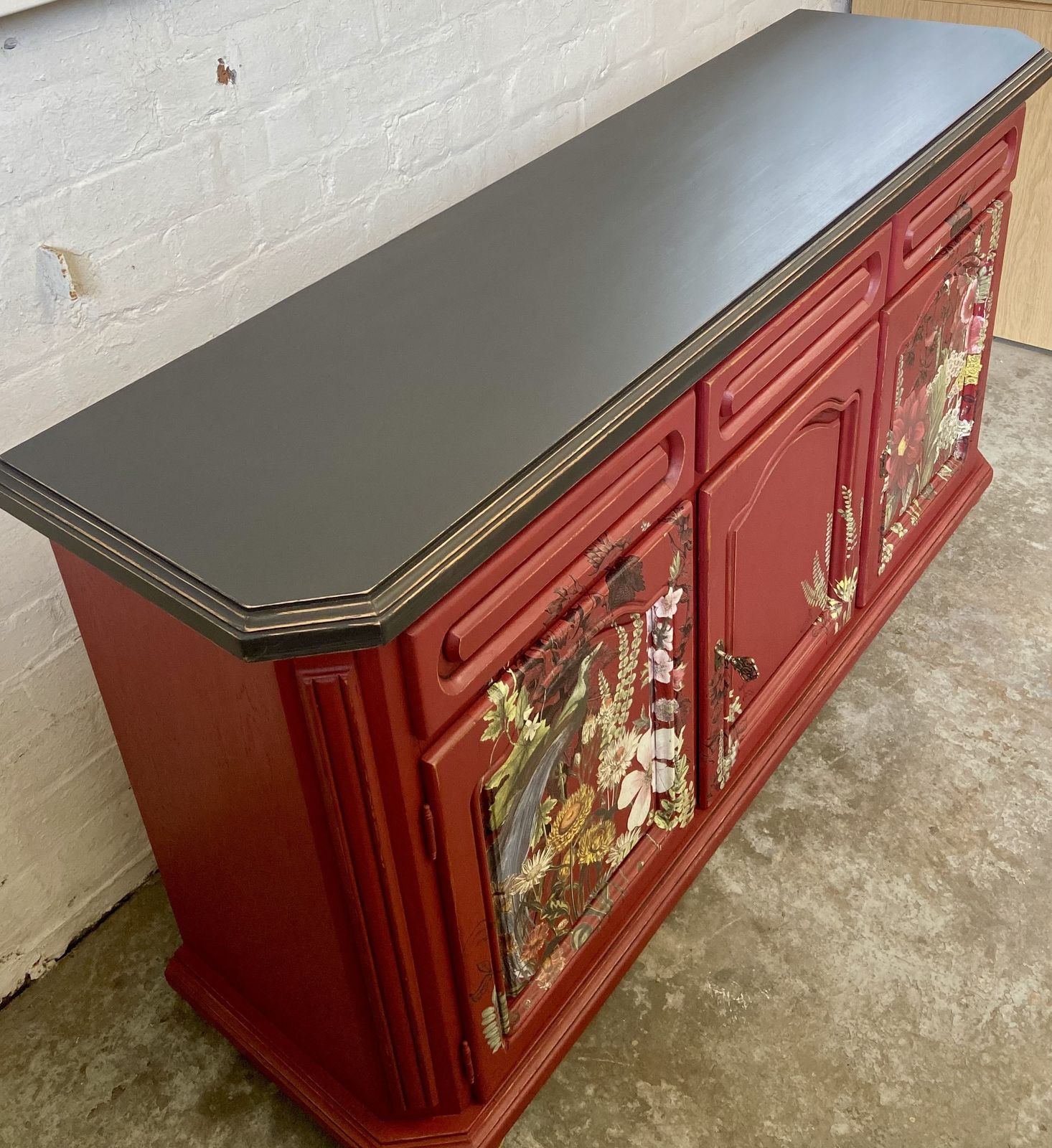 Sideboard Red Decorative, 1980s photo Furniture