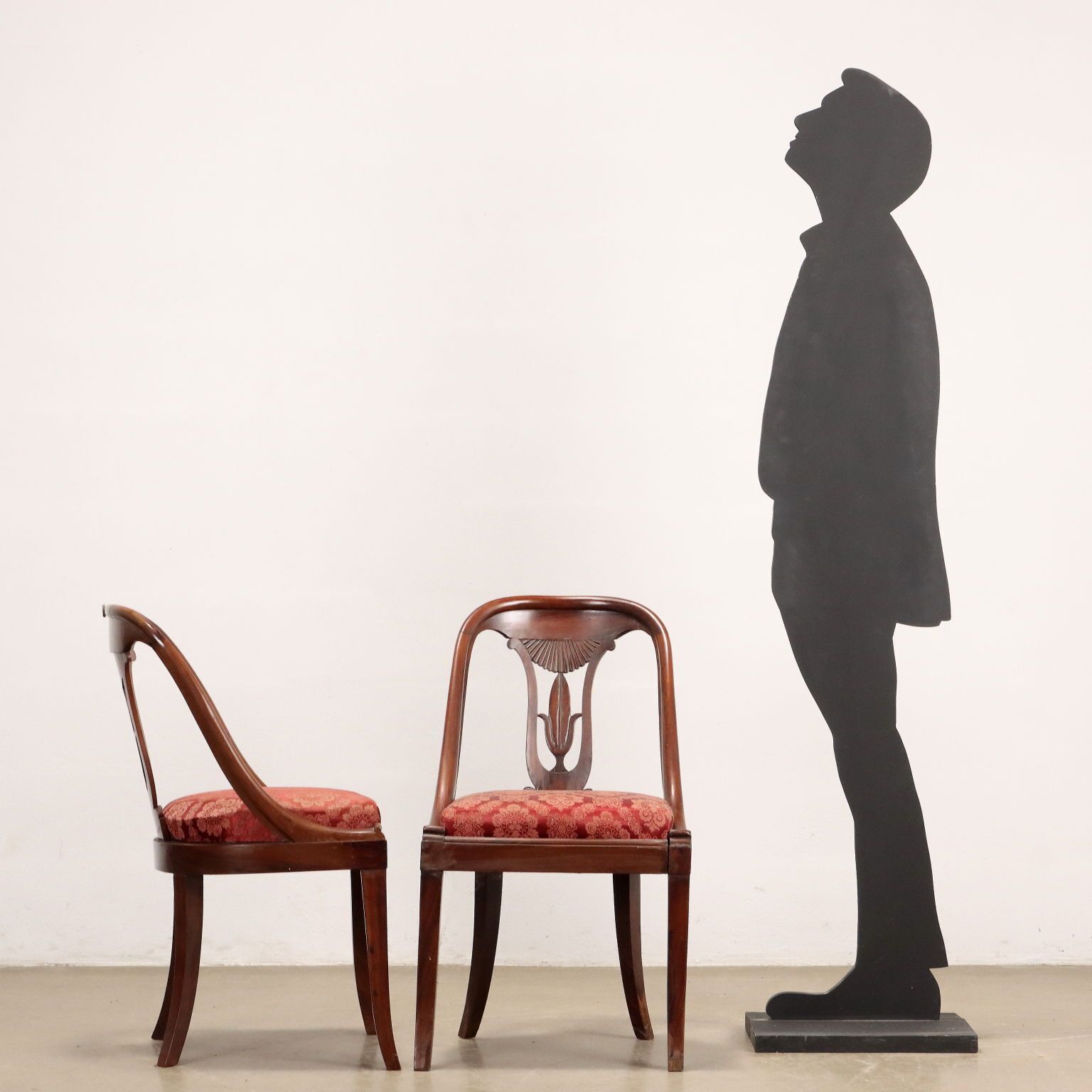 Pair Of Antique Restoration Chairs Mahogany XIX Century photo furniture
