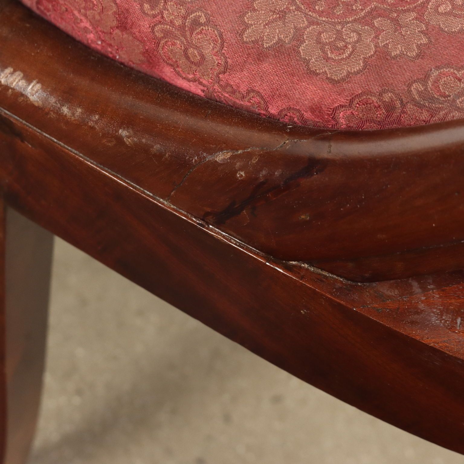 500.0 Pair Of Antique Restoration Chairs Mahogany XIX Century photo