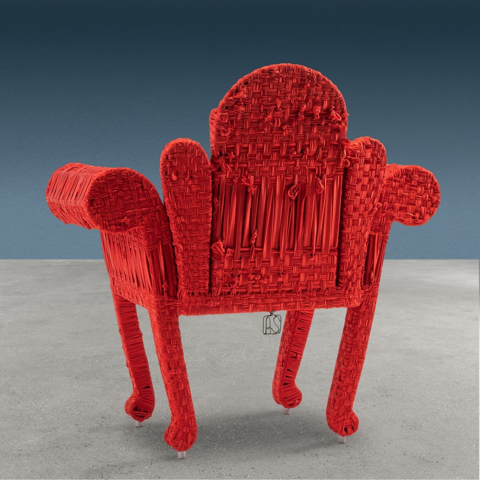 Tre Schienali Armchair Fabric Series Design Anacleto Spazzapan photo Furniture