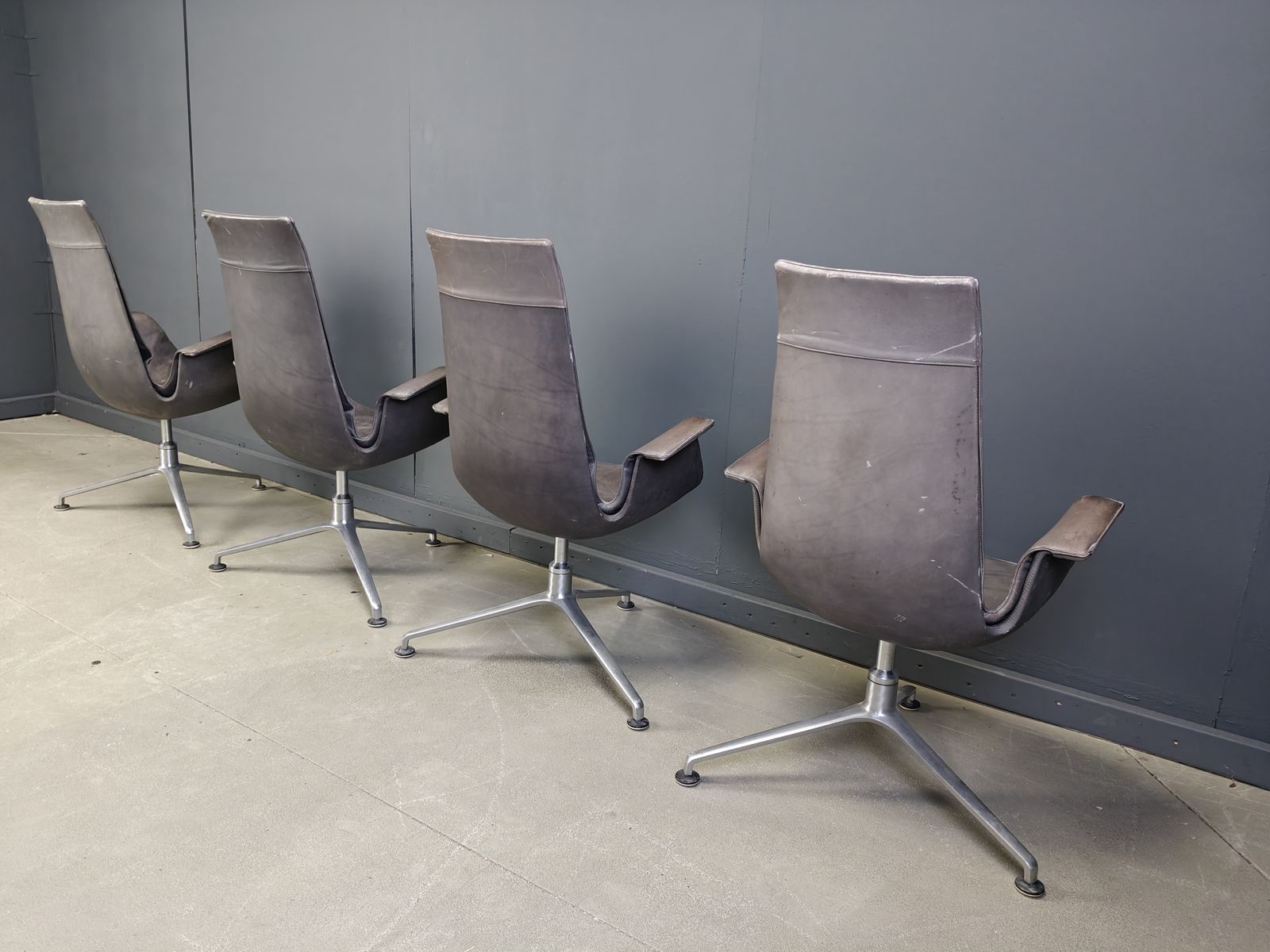 Fk 6725 Chairs By Preben Fabricius & Jørgen Kastholm For Walter Knoll, 1960s   Set Of 4 photo vinterior