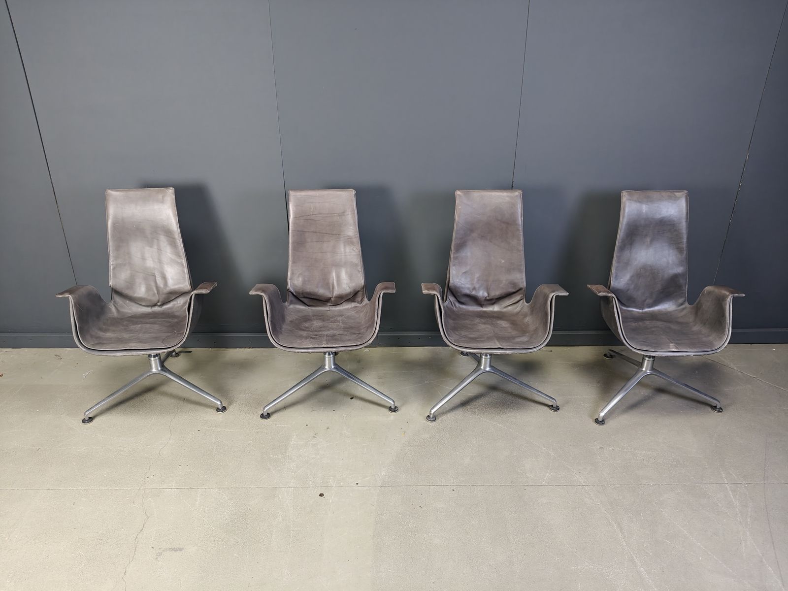 Fk 6725 Chairs By Preben Fabricius & Jørgen Kastholm For Walter Knoll, 1960s   Set Of 4 photo vintage