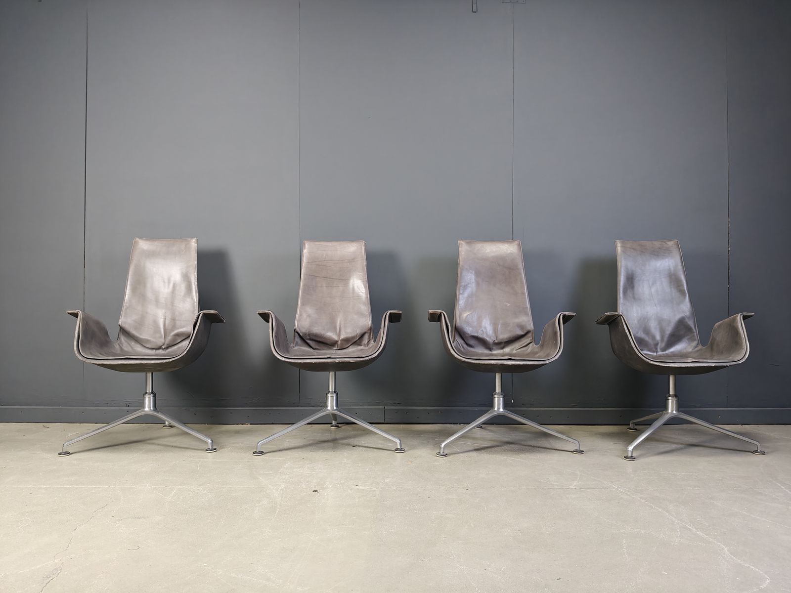 Fk 6725 Chairs By Preben Fabricius & Jørgen Kastholm For Walter Knoll, 1960s   Set Of 4