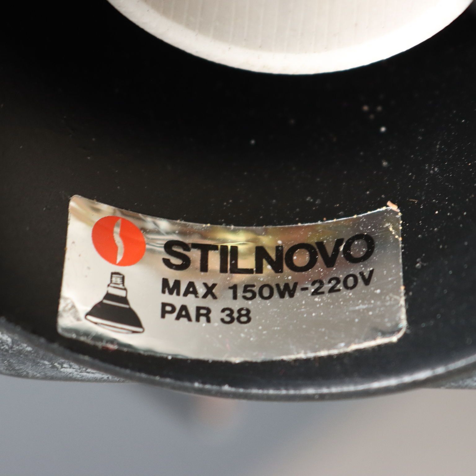 Vintage Stilnovo Wall Lamp Green Enamelled Metal Design 1980s photo vintage