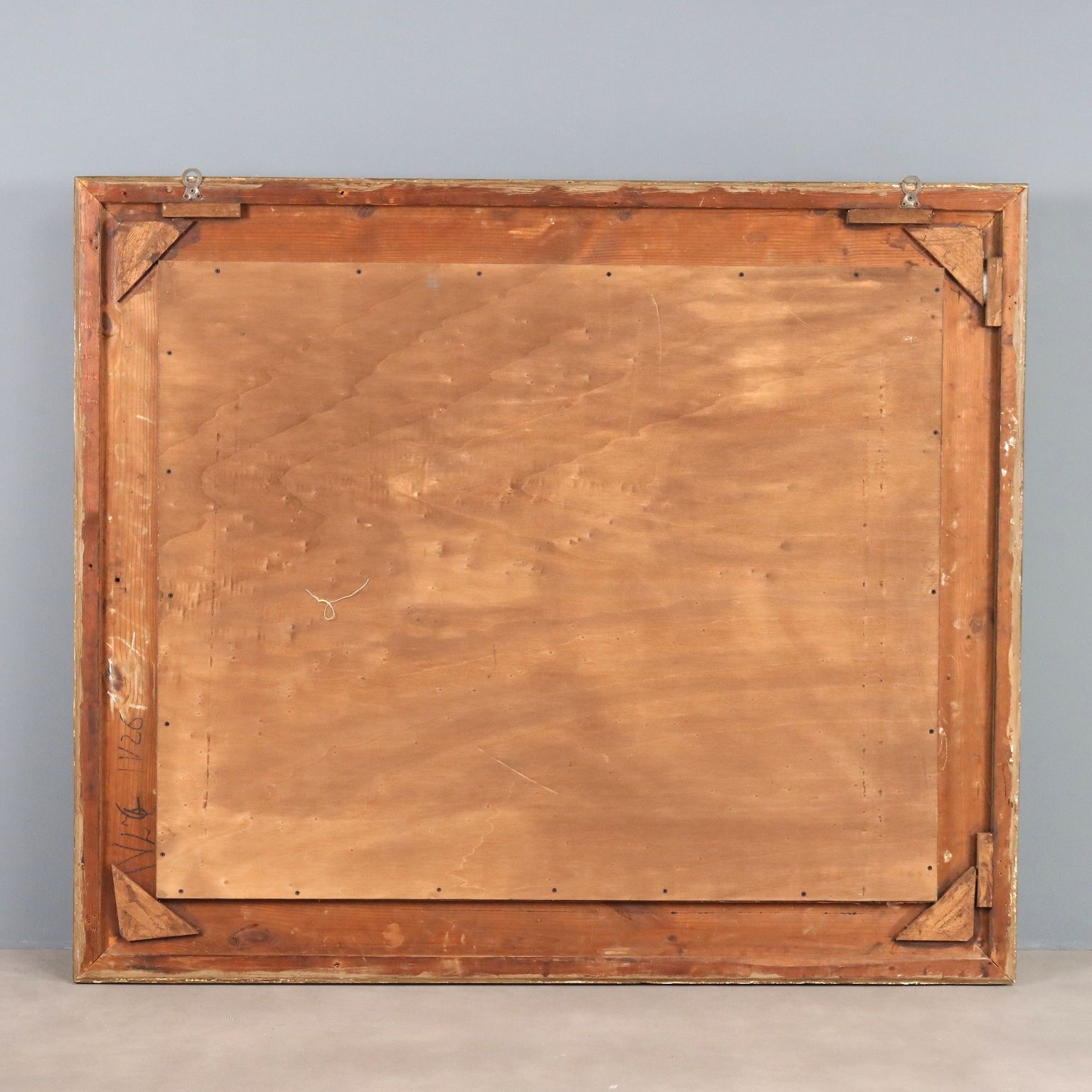 photo for sale Antique Mirror Carved Gilded Wood Italy XIX Century