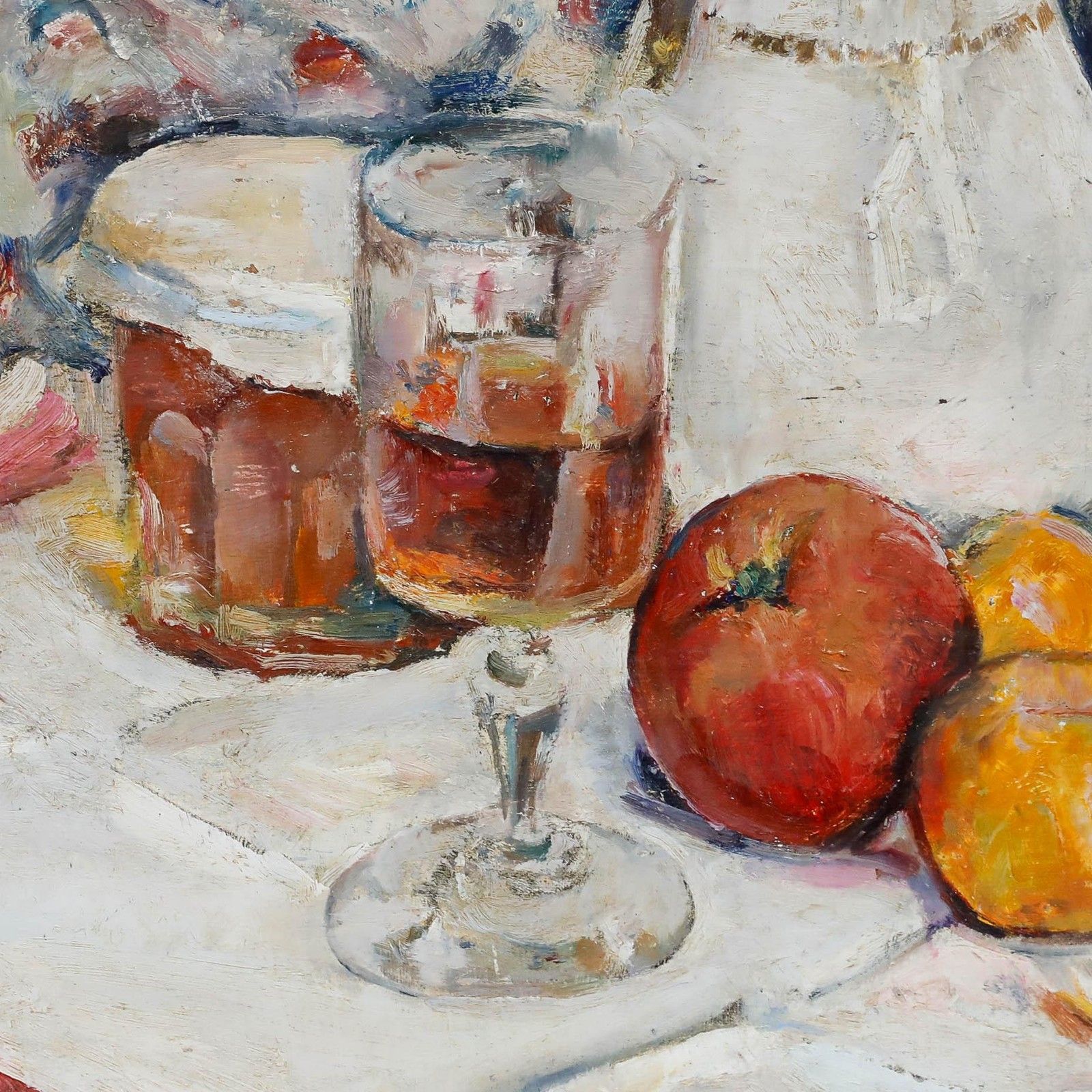 Andre Leon Vivrel (1886 1976) Mid 20th Century Oil, An Abundant Table photo 650.0
