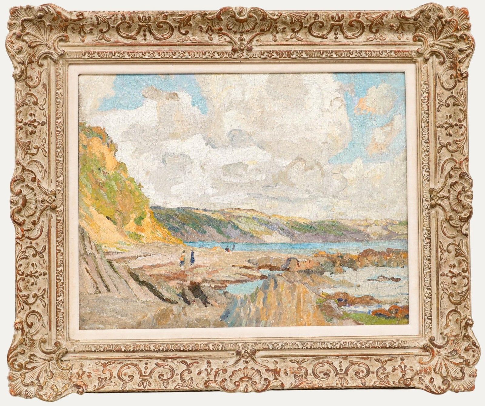 Attrib. John Anthony Park (1880 1962) Early 20th Century Oil, Looe Beach