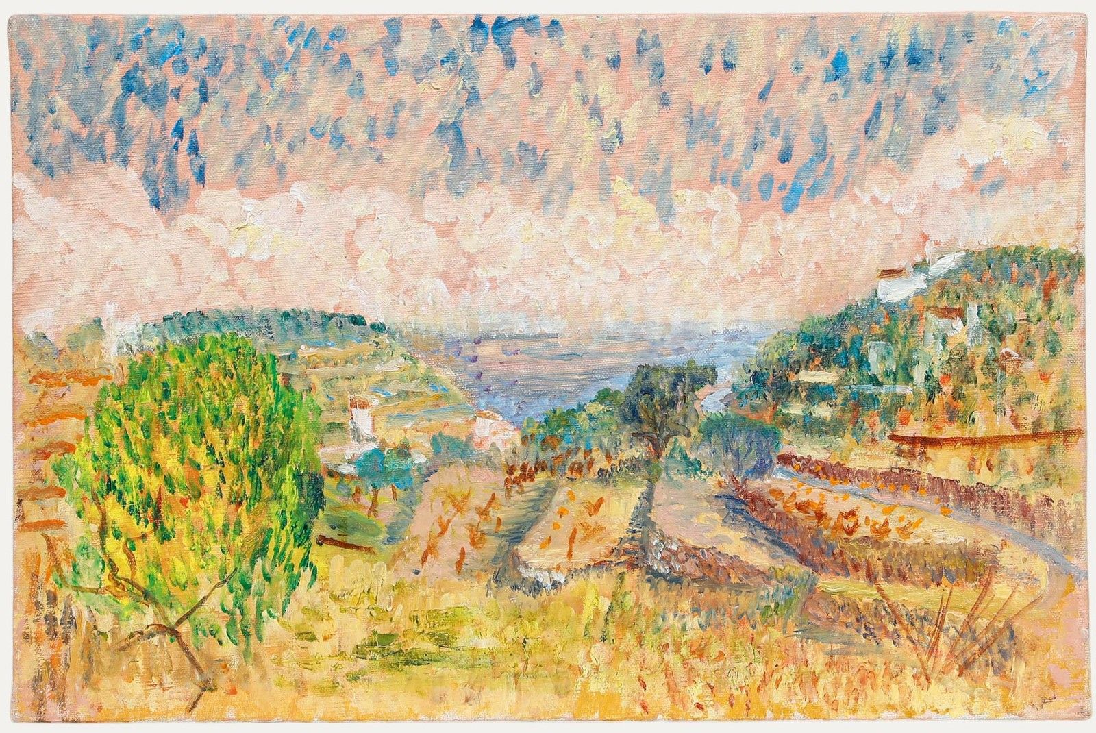 Françoise V. Clarke Fort (1915 2001) 20th Century Oil, A Provencal View