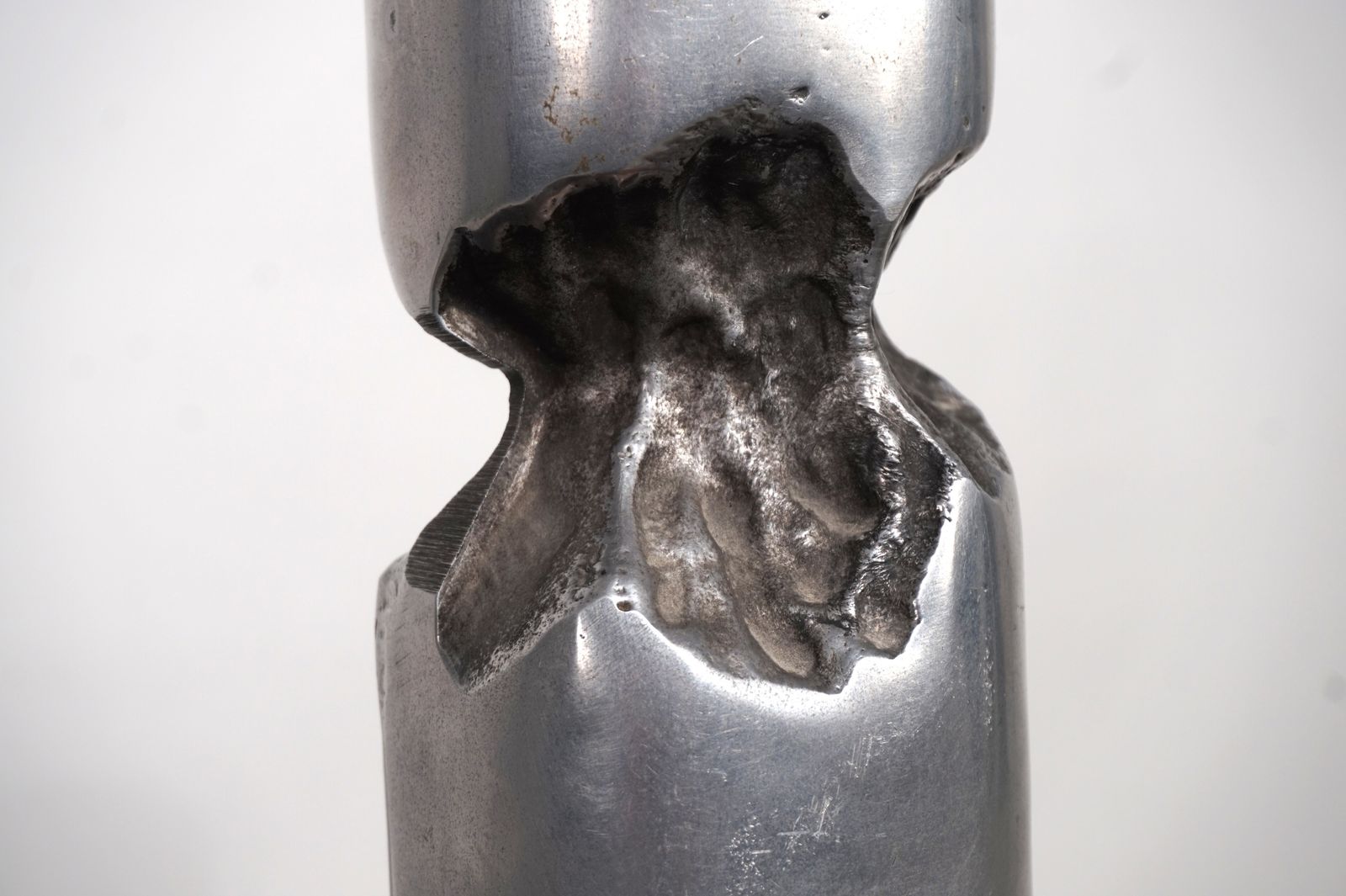 photo vintage Marshall Disenos Sculpture Brutalist Candleholder By David Marshall, 1980