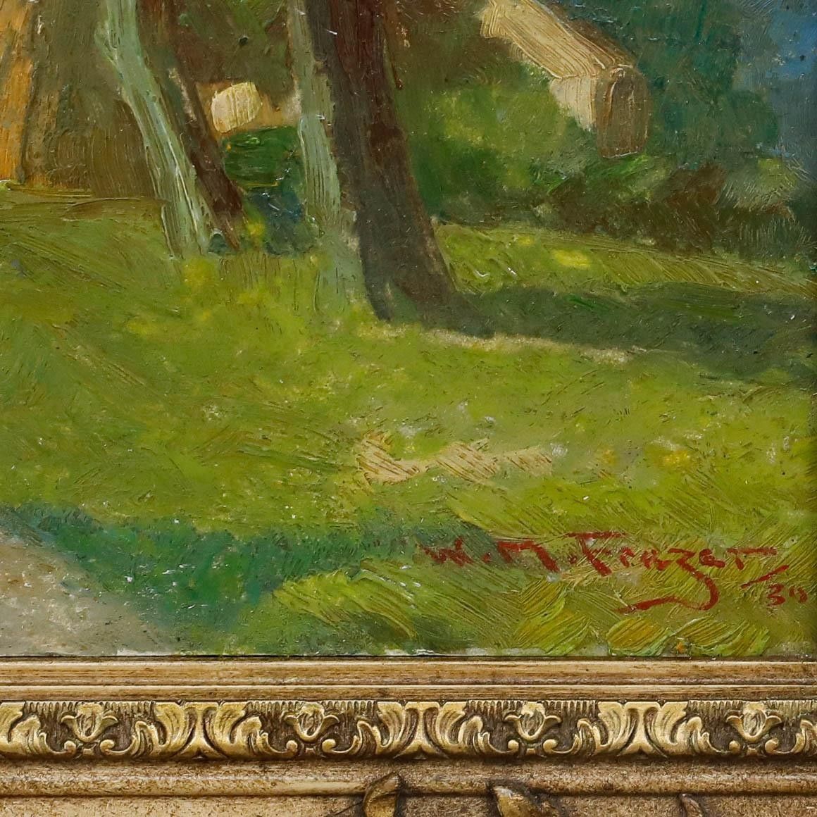William Miller Frazer Rsa (1864 1961) 1930 Oil, Sunlight On Ruins photo buy