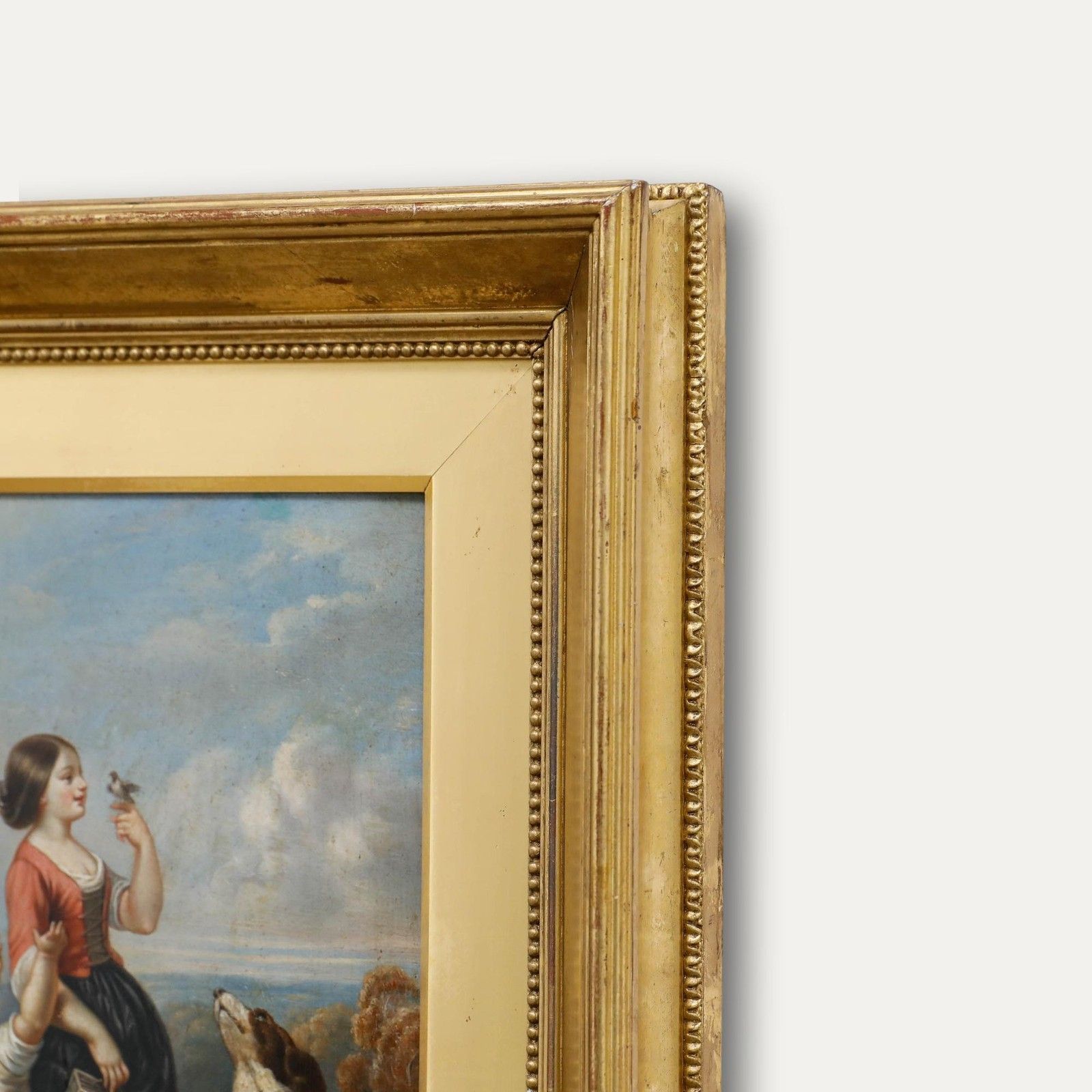 Circle Of Charles Theodore Frere (1814 1888)  19th Century Oil, The Pet Bird photo vinterior