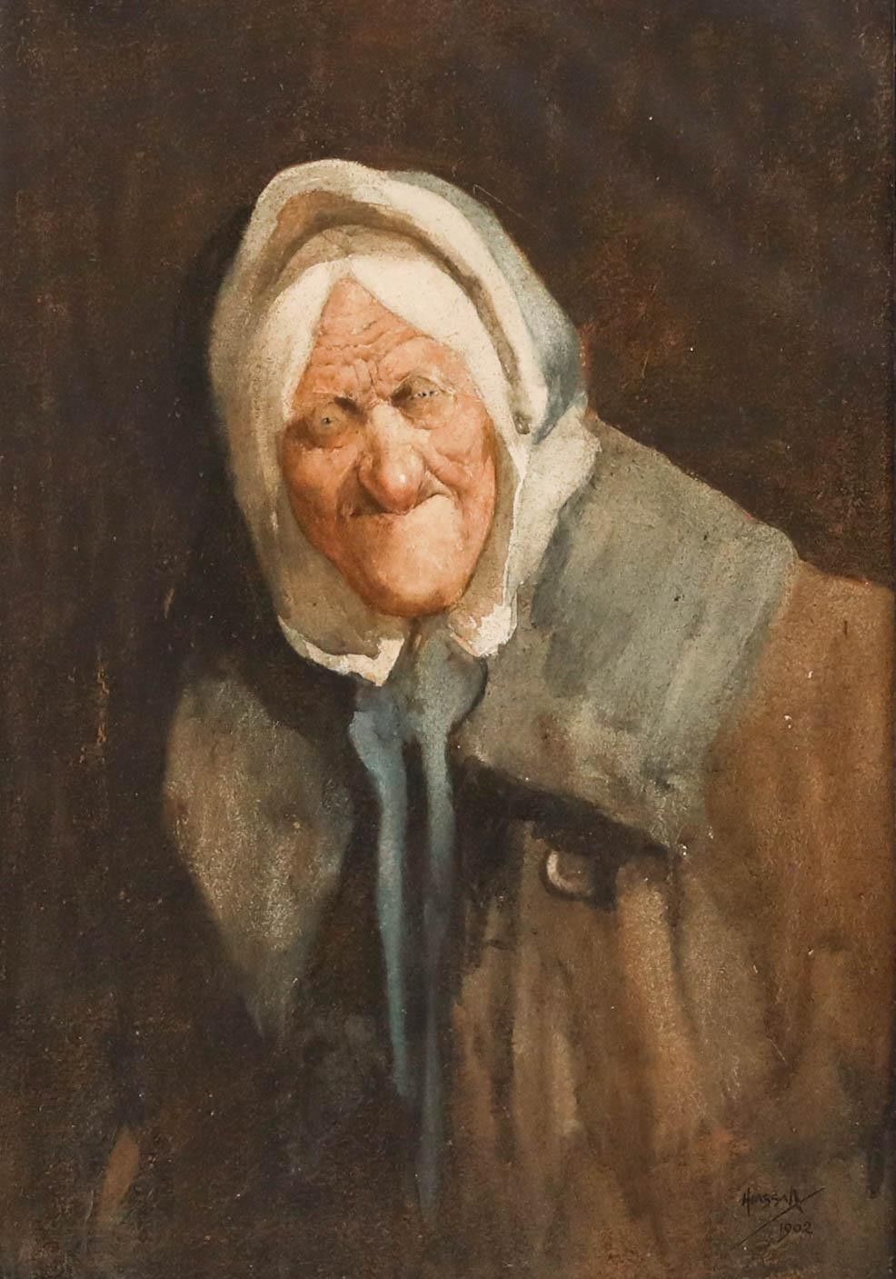 John Hassall Ri (1868 1948) 1902 Watercolour, Long Life, Health And Happiness photo furniture