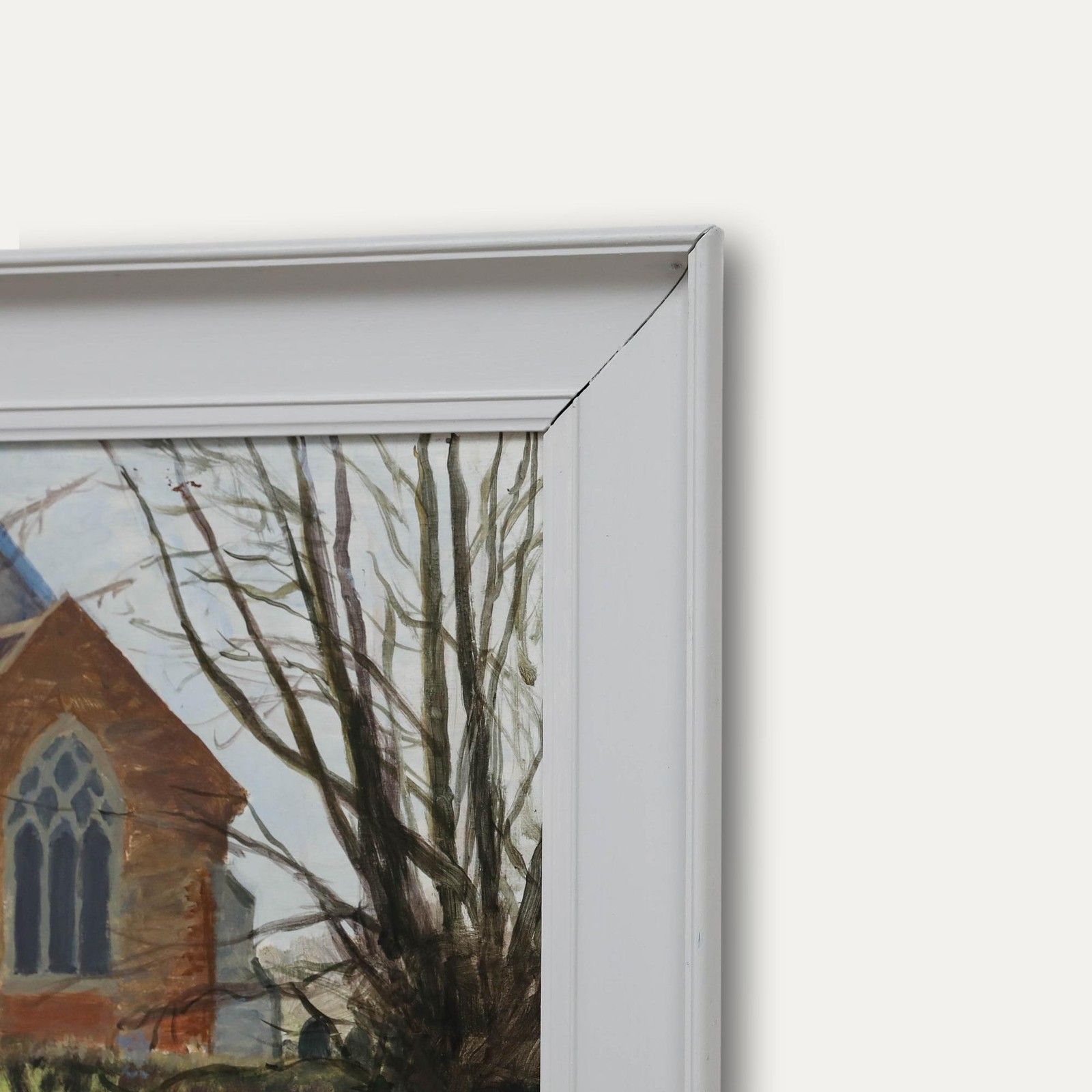 Pauline Plummer (B.1933) Framed Oil, St Andrews Church, Redlingfield photo 275.0