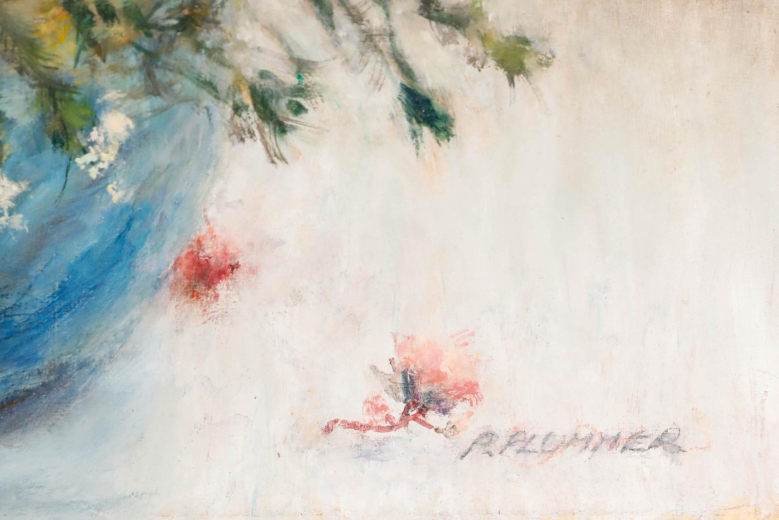 Pauline Plummer (B.1933) 20th Century Oil, The Summer Bouquet photo vinterior