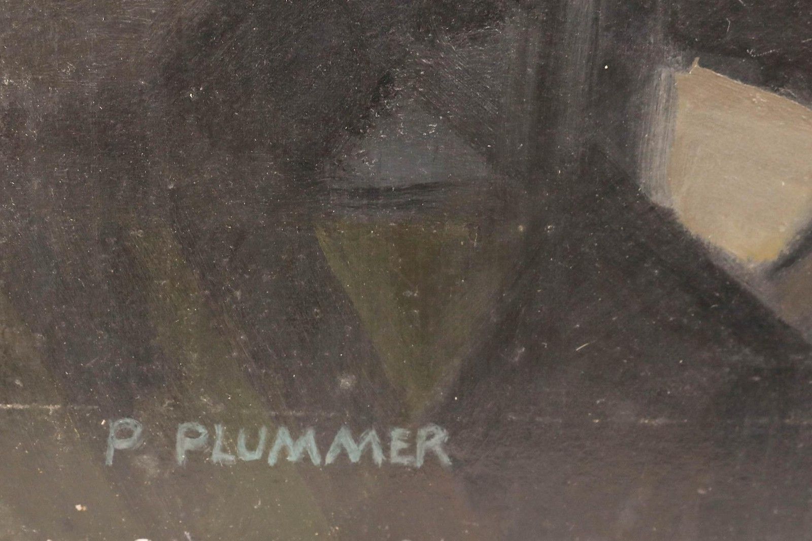 Pauline Plummer (B.1933) 20th Century Oil, After Dark photo vinterior