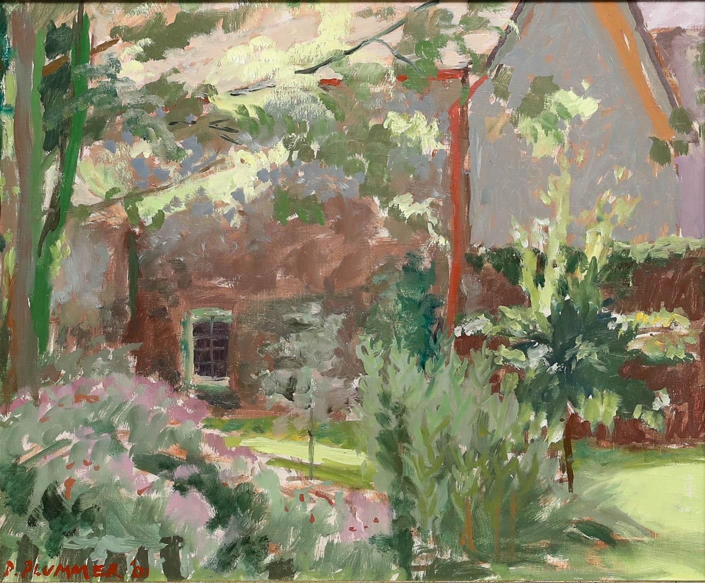 Pauline Plummer (B.1933) Framed Contemporary Oil, Small Window At Blyth photo furniture