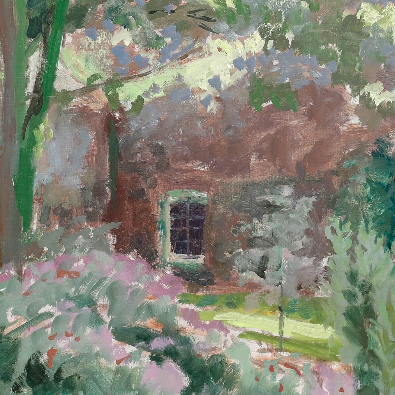 Pauline Plummer (B.1933) Framed Contemporary Oil, Small Window At Blyth photo Art