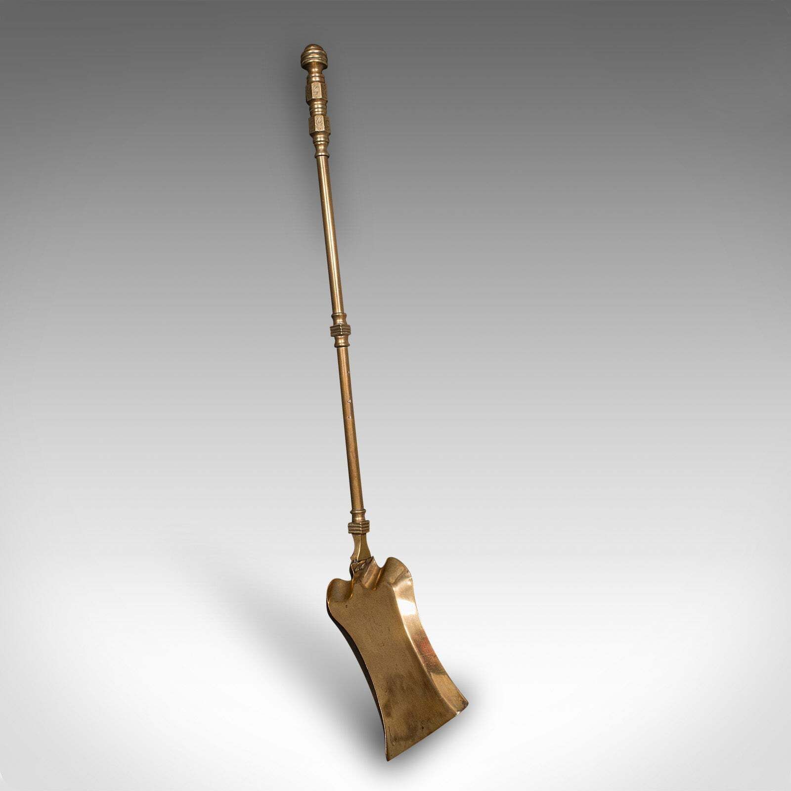 Antique Fire Tool Set, English, Brass, Shovel, Tongs, Poker, Victorian, C.1870 photo furniture